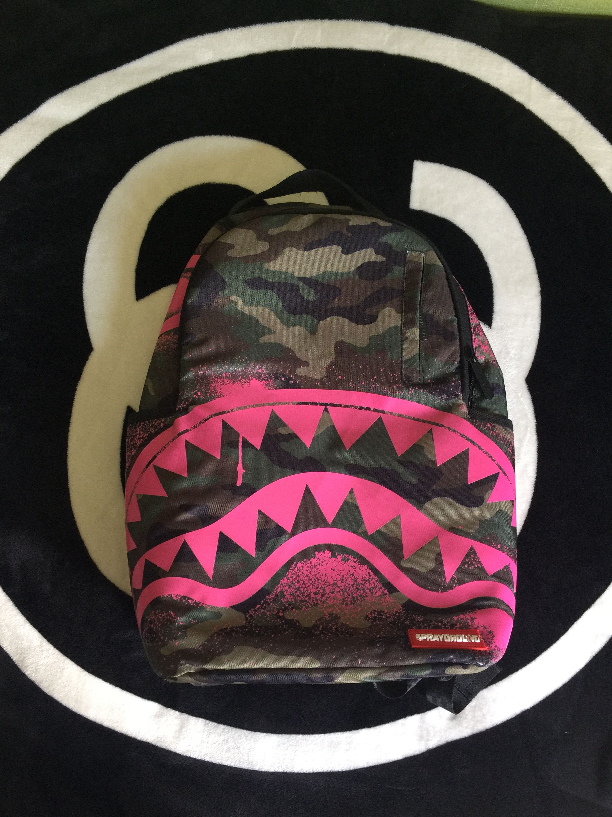 Sprayground Pink Camo Backpack