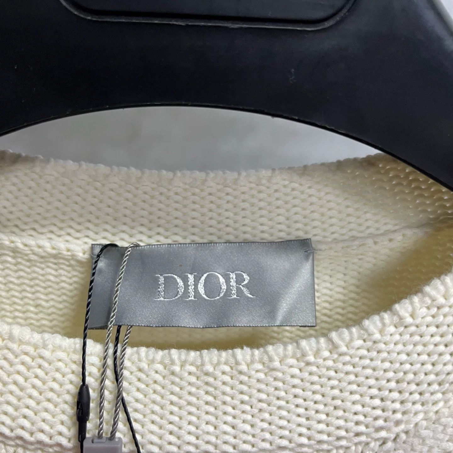 Dior Dior Logo Embroidered Knit Sweater Size L Size US L / EU 52-54 / 3 - 3 Thumbnail