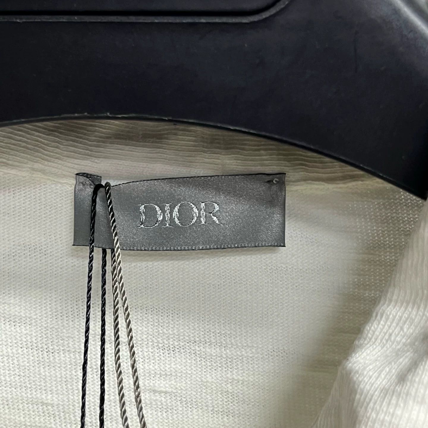 Dior Dior Embroidered Logo White Polo Shirt Size L Size US L / EU 52-54 / 3 - 4 Thumbnail
