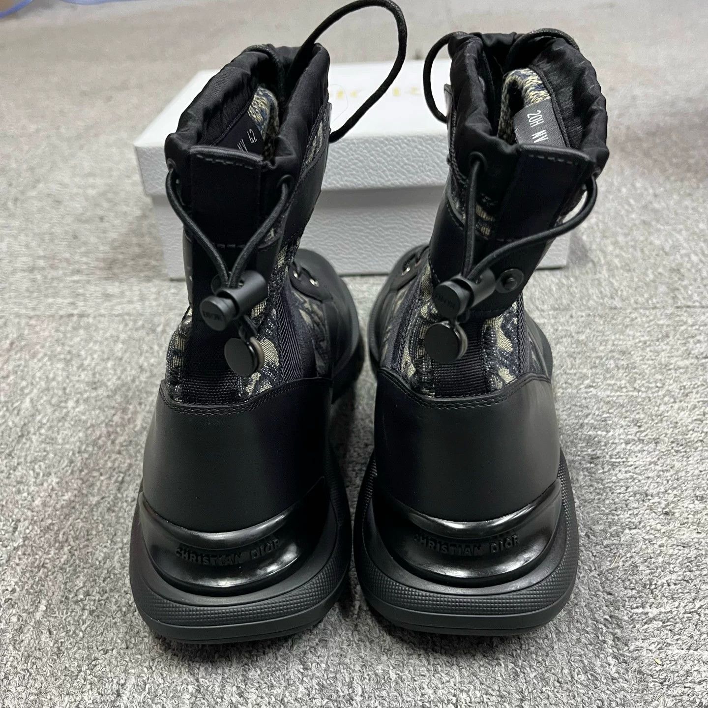 Dior Dior Oblique Jacquard Leather Boots 42 Size US 9 / EU 42 - 5 Thumbnail