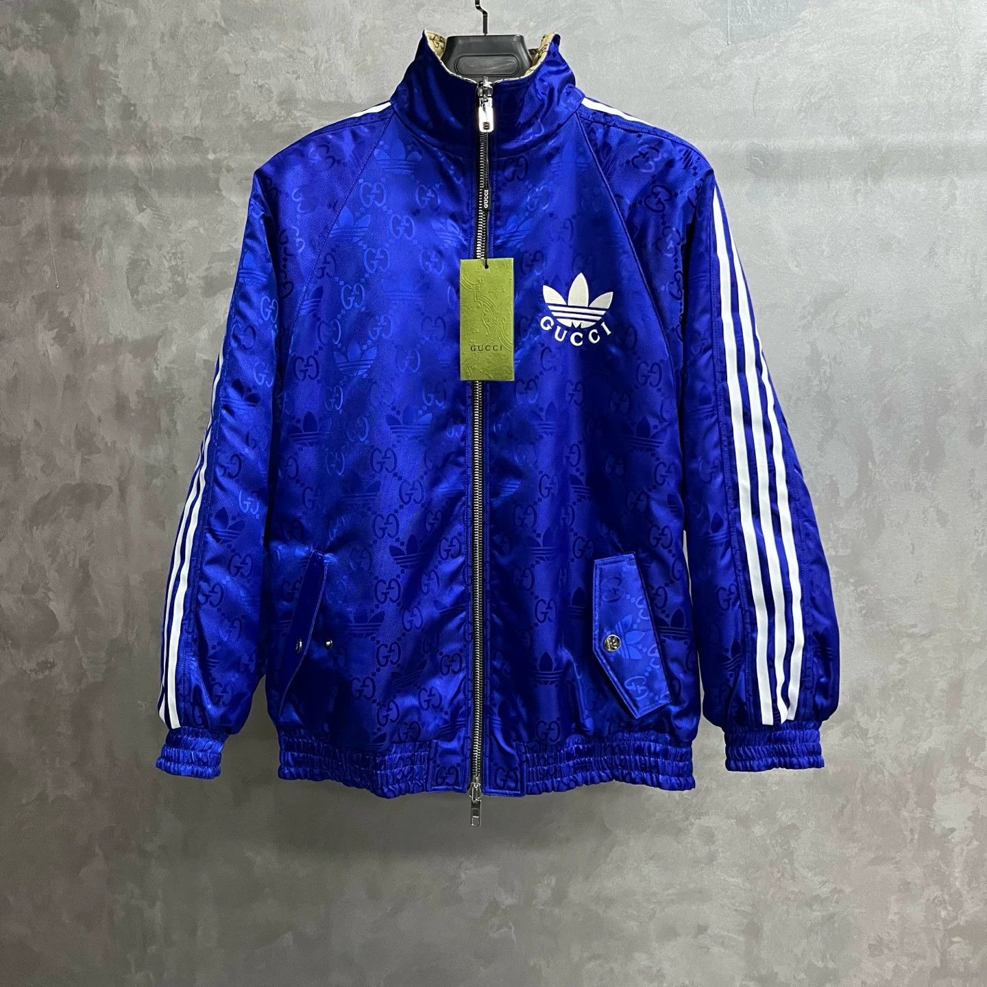 Gucci Gucci x Adidas Reversible Monogram Jacket Size 44 Size US S / EU 44-46 / 1 - 2 Thumbnail