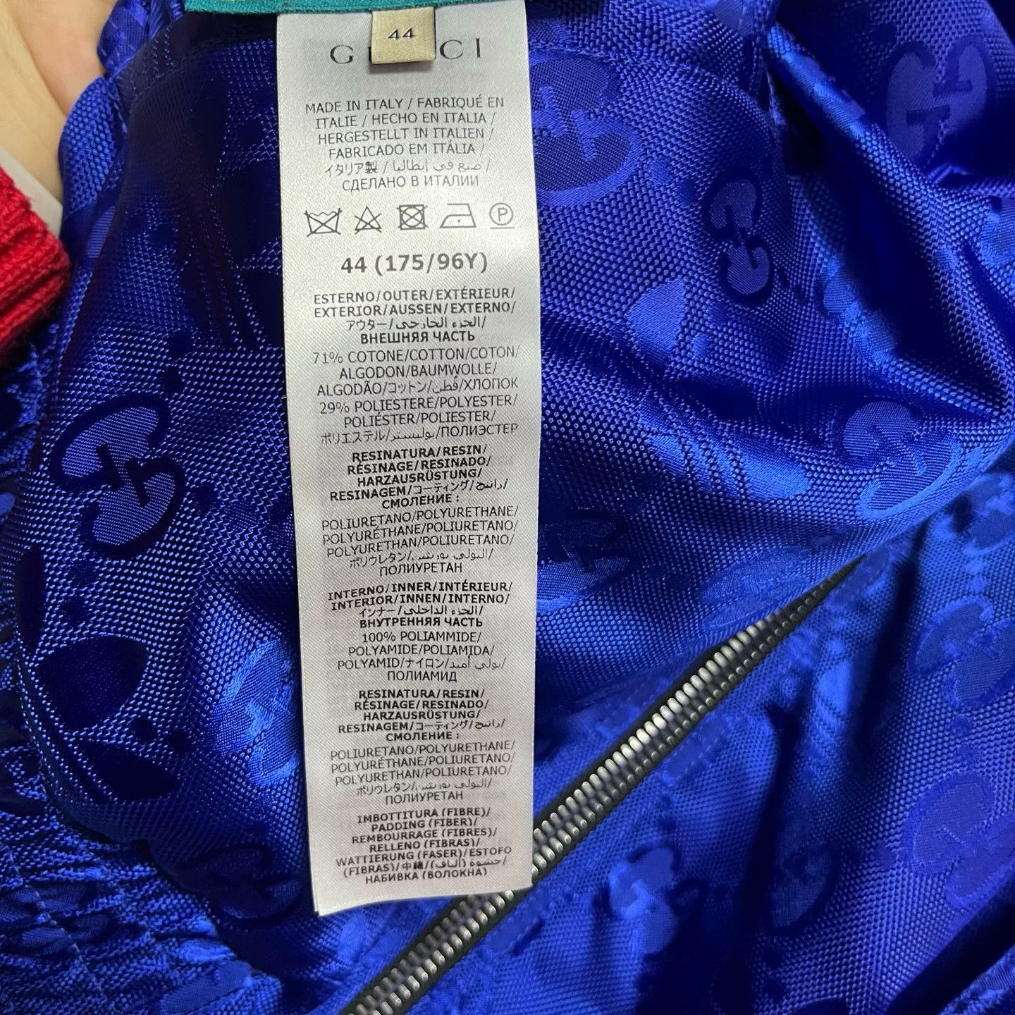 Gucci Gucci x Adidas Reversible Monogram Jacket Size 44 Size US S / EU 44-46 / 1 - 4 Thumbnail