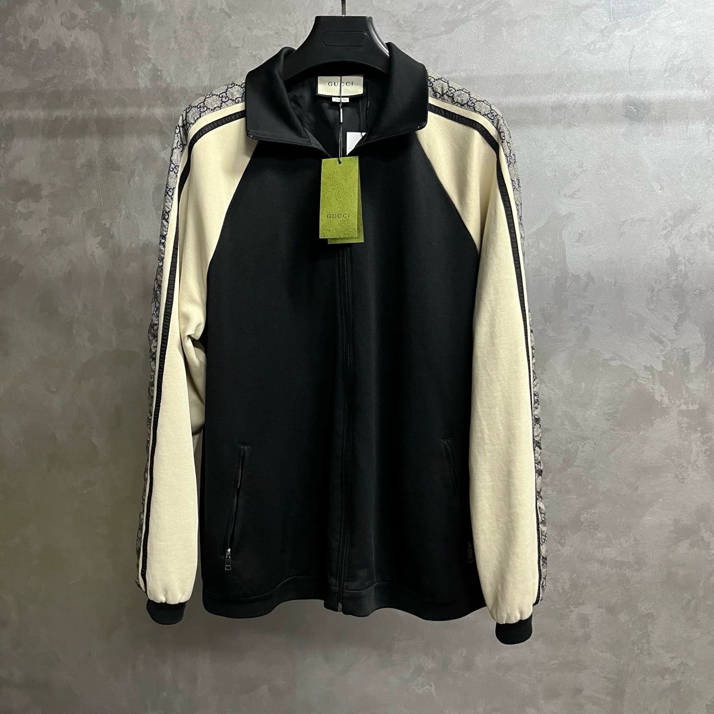 Gucci Gucci GG Monogram Panel Track Jacket XL Size US XL / EU 56 / 4 - 2 Thumbnail
