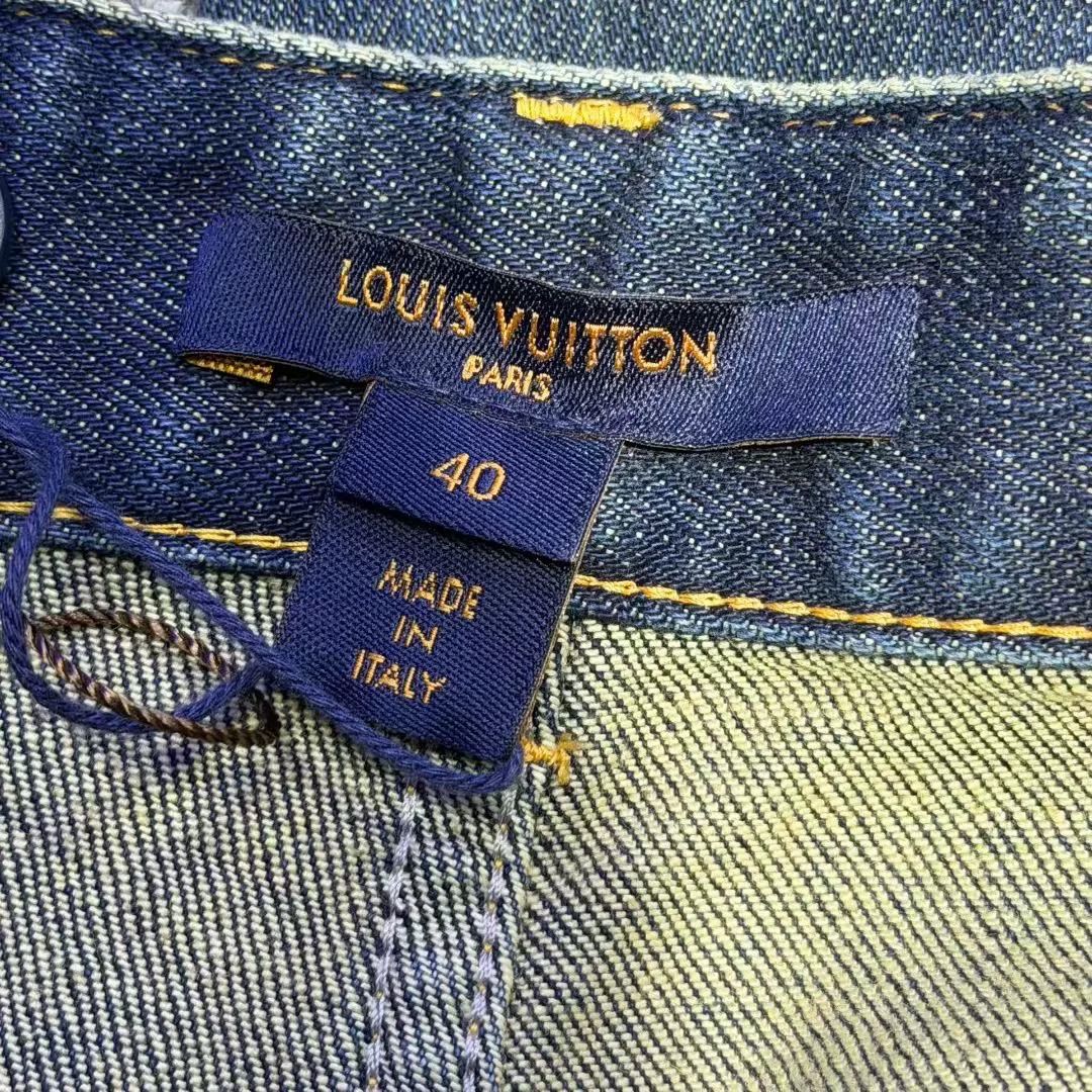 Louis Vuitton Louis Vuitton Blue Denim Jeans Size 40 Size 28" / US 6 / IT 42 - 3 Thumbnail