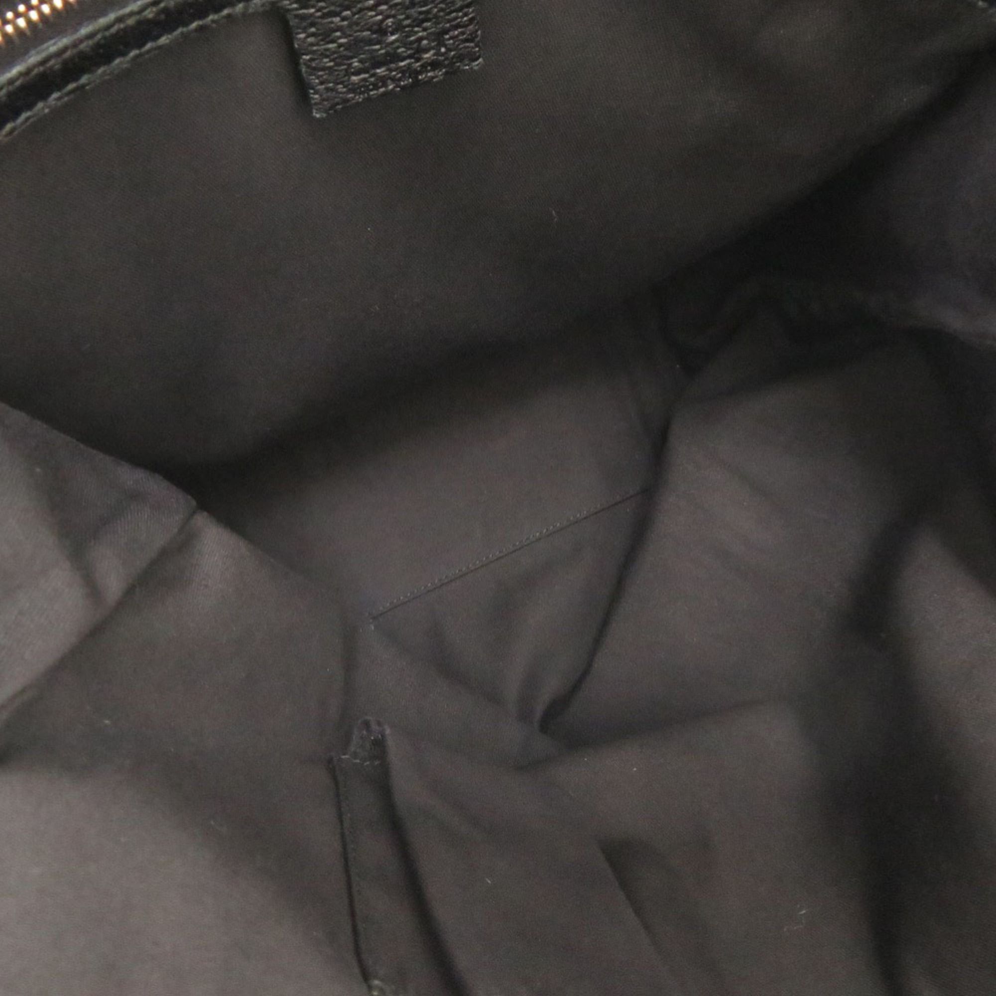 Gucci Gucci GG Canvas Leather 153009 Black Tote Bag 1967 GUCCI Size ONE SIZE - 5 Thumbnail