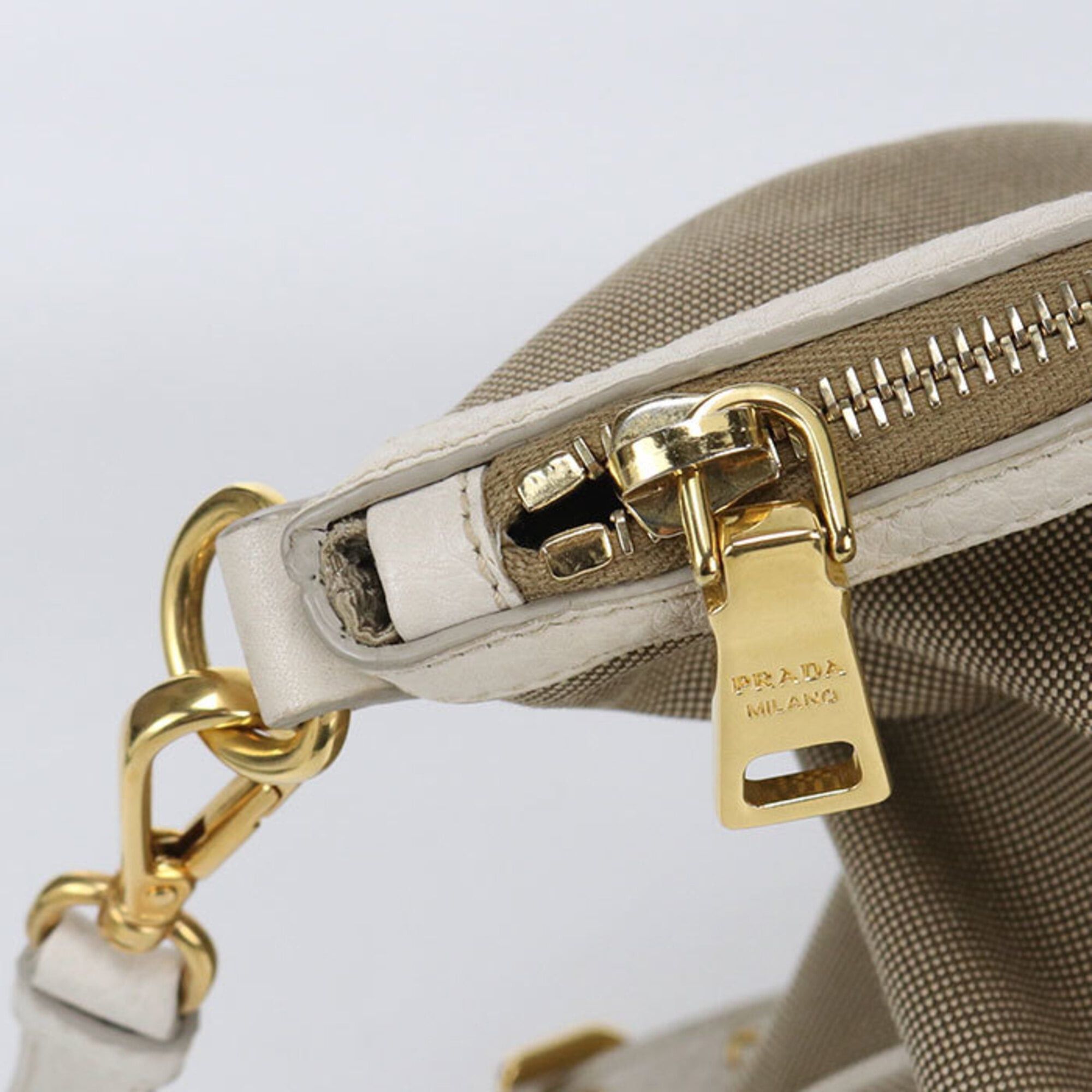 Prada Prada Tote Bag BR4253 2-Way Women's Beige Size ONE SIZE - 7 Thumbnail