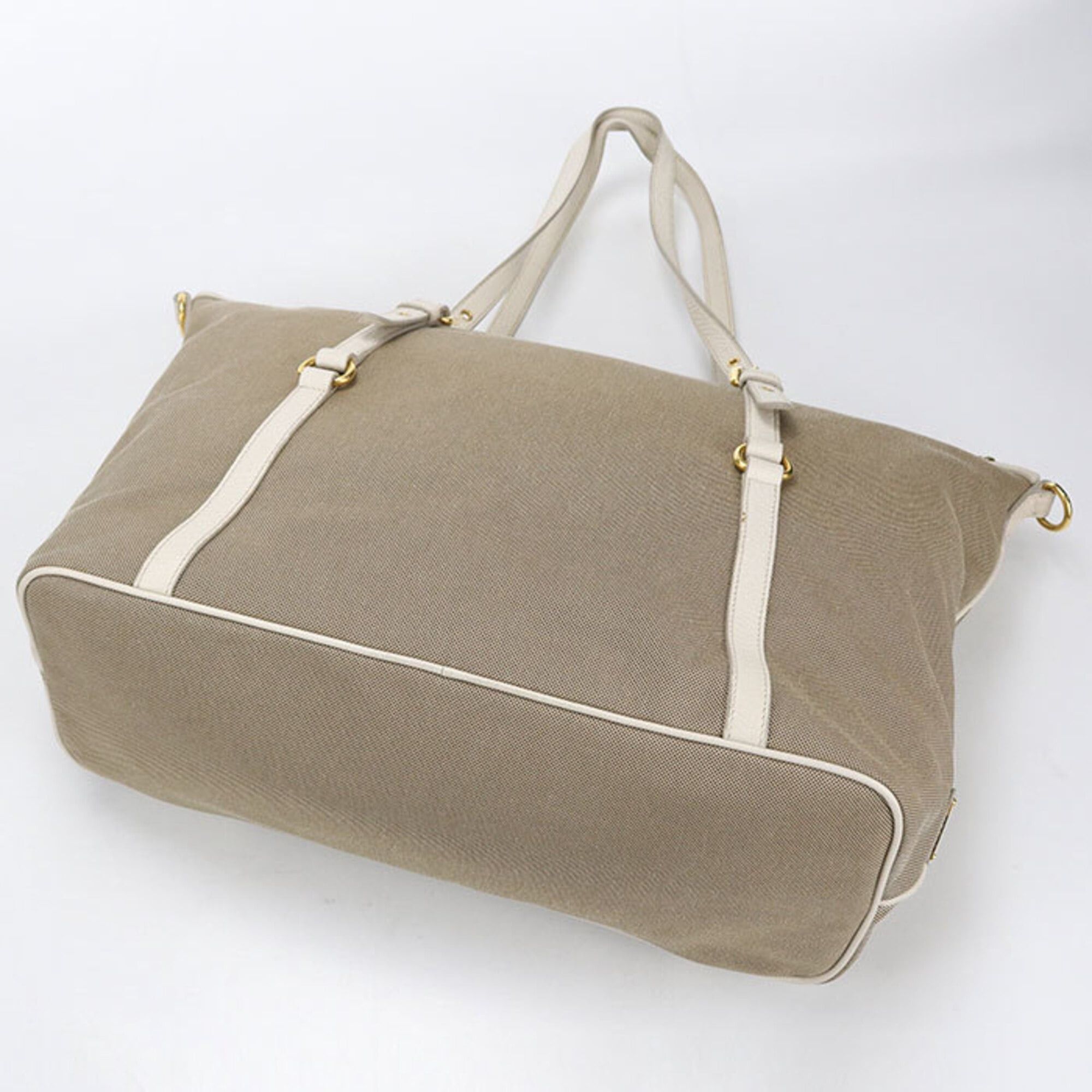 Prada Prada Tote Bag BR4253 2-Way Women's Beige Size ONE SIZE - 2 Thumbnail
