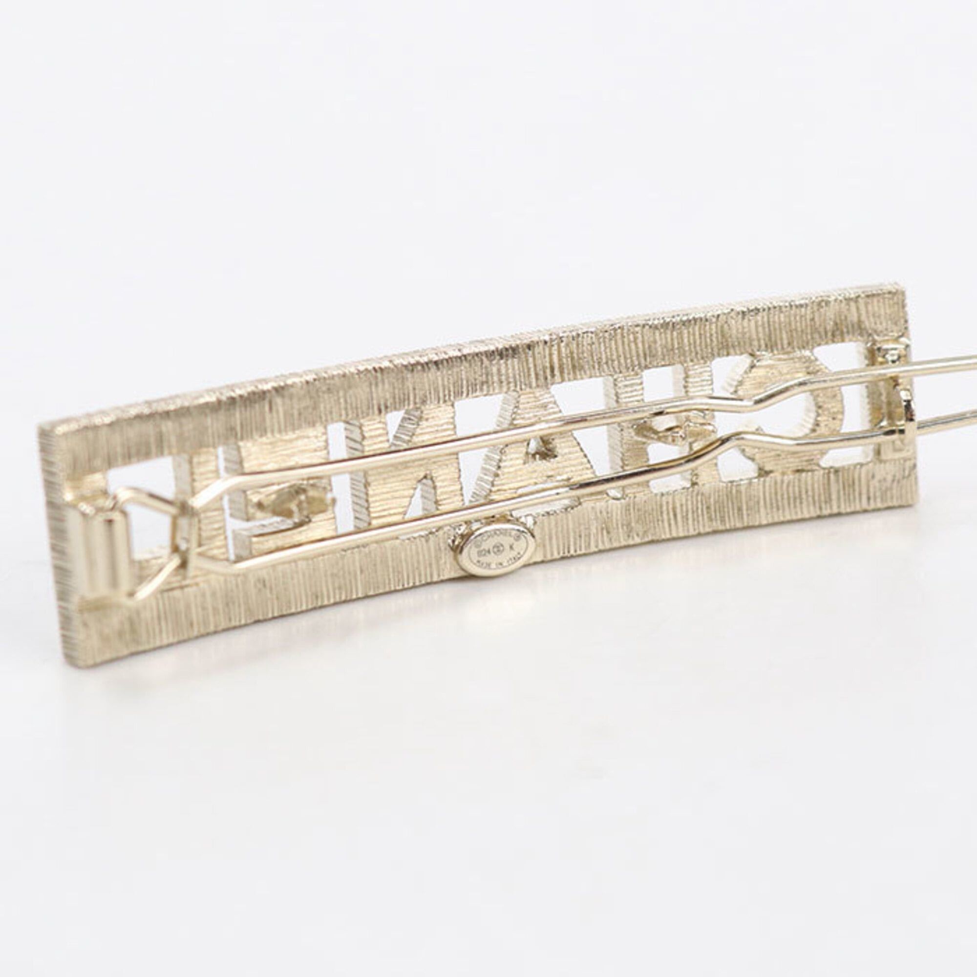 Chanel CHANEL Barrette Hair Clip for Women, Gold Size ONE SIZE - 2 Thumbnail