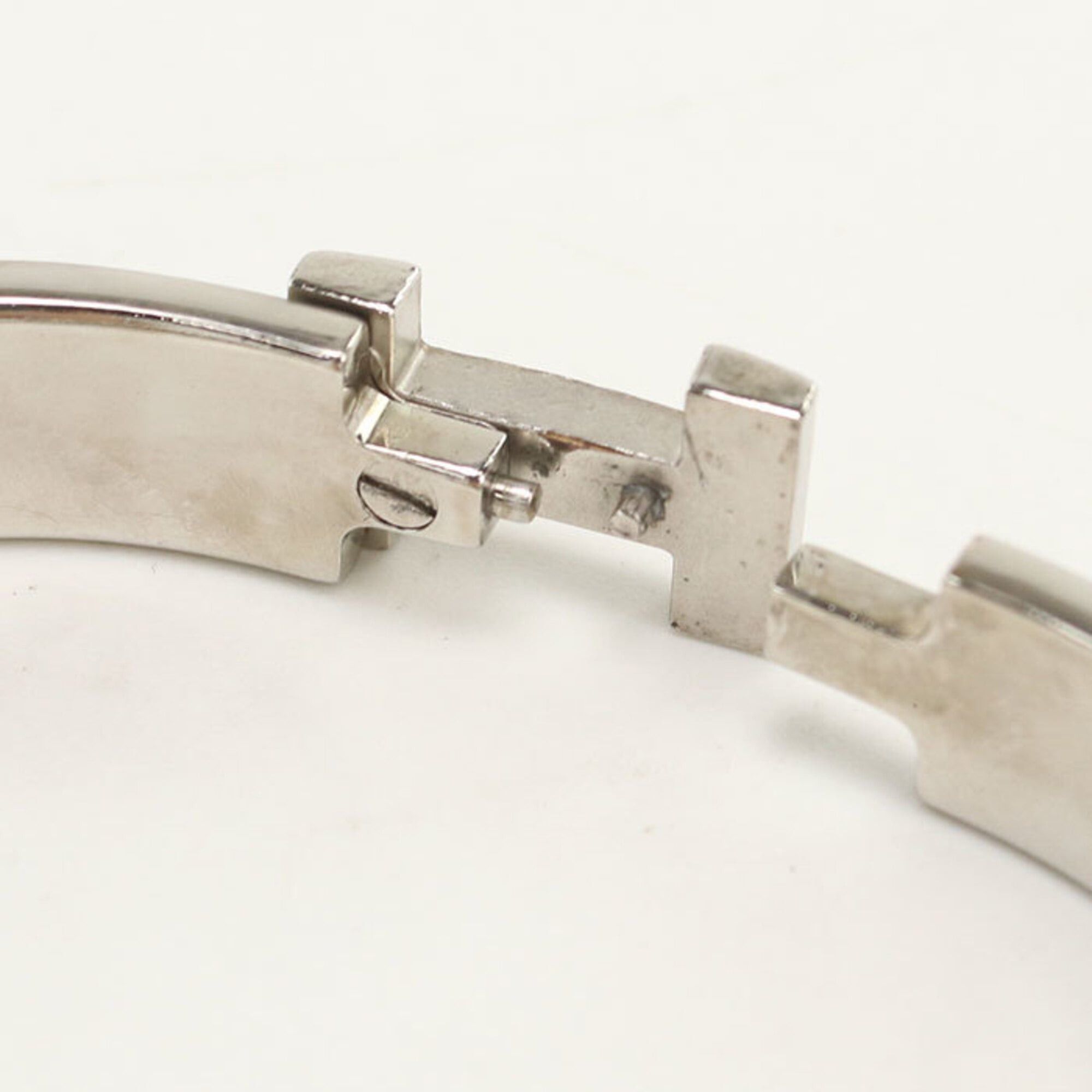 Hermes Hermes Click H Bracelet for Women, Silver Size ONE SIZE - 4 Thumbnail