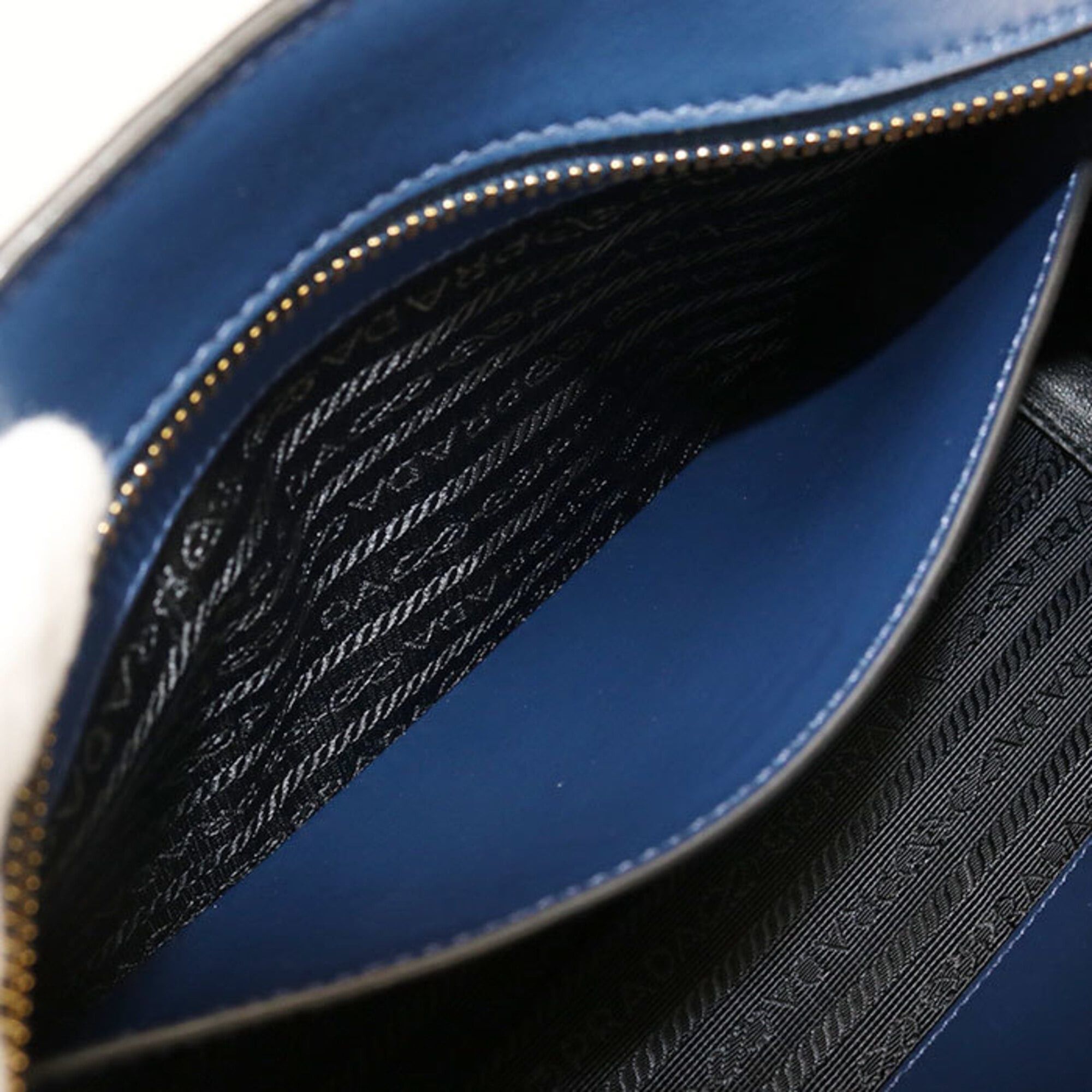 Prada Prada Crossbody Shoulder Bag 1BH104 Women's Navy Size ONE SIZE - 4 Thumbnail