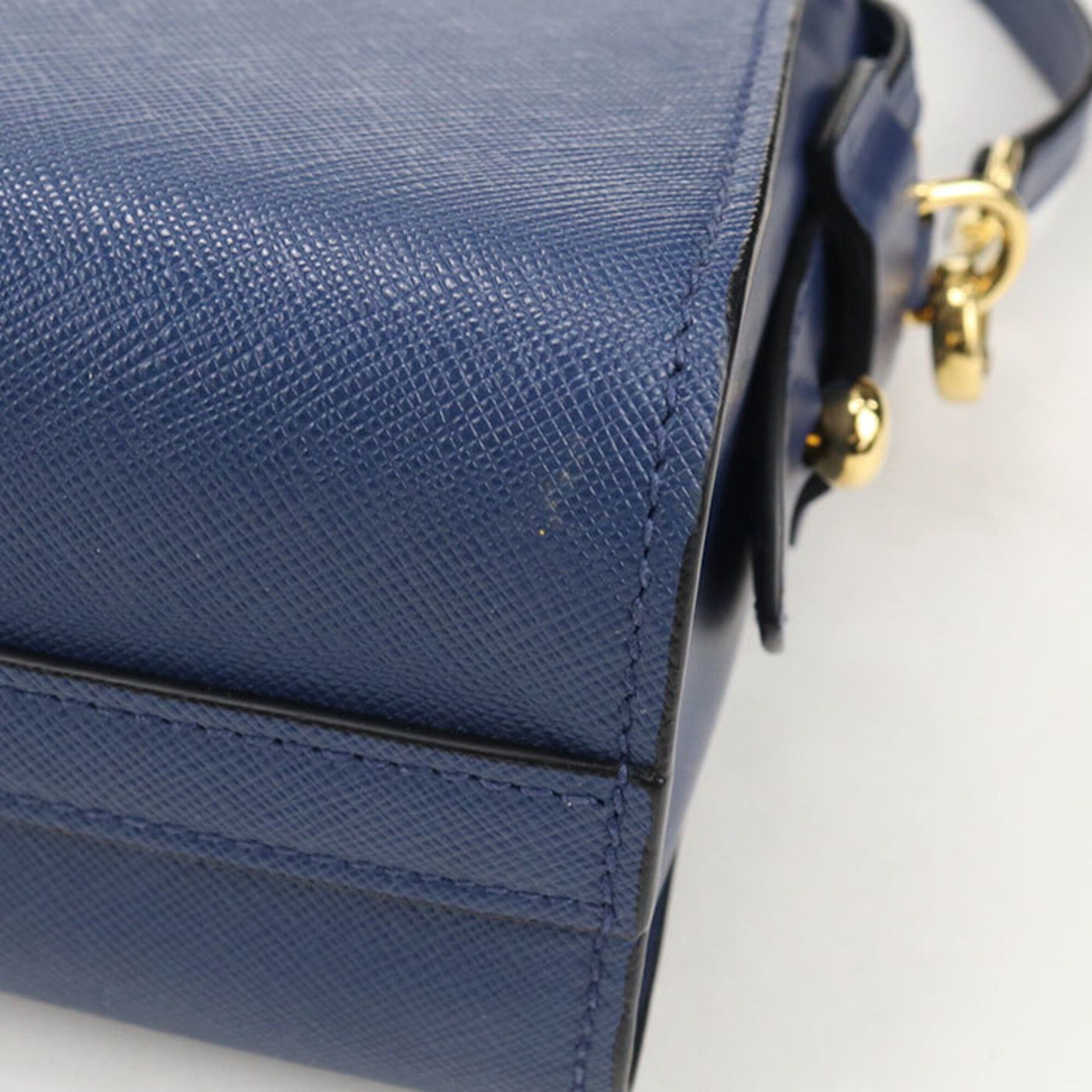 Prada Prada Crossbody Shoulder Bag 1BH104 Women's Navy Size ONE SIZE - 8 Thumbnail