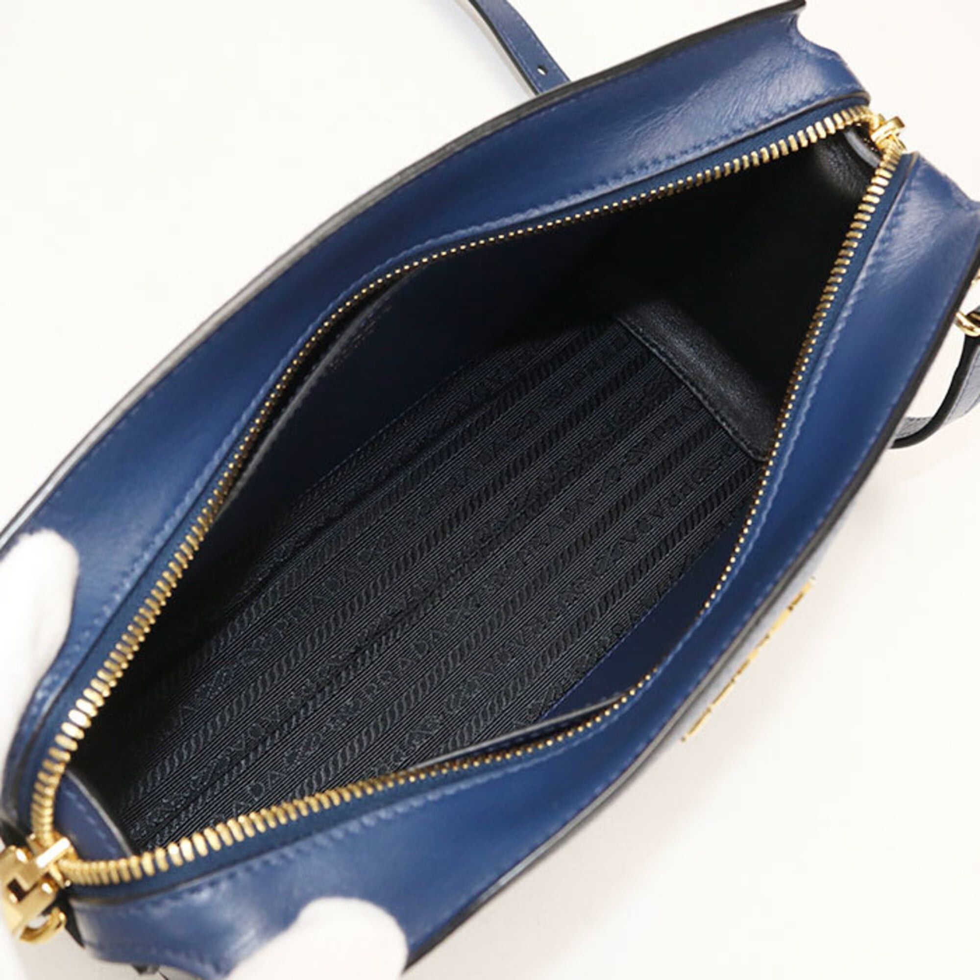 Prada Prada Crossbody Shoulder Bag 1BH104 Women's Navy Size ONE SIZE - 3 Thumbnail