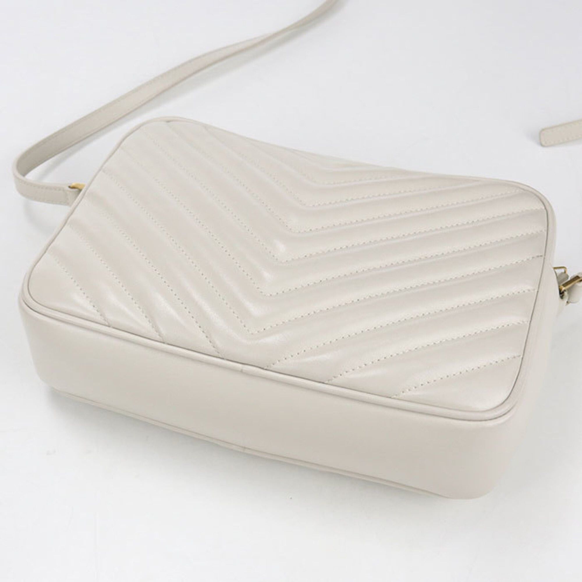 Saint Laurent Paris SAINT LAURENT (Saint Laurent) Crossbody Shoulder Bag 574494 Camera Bag, Women's, White Size ONE SIZE - 2 Thumbnail