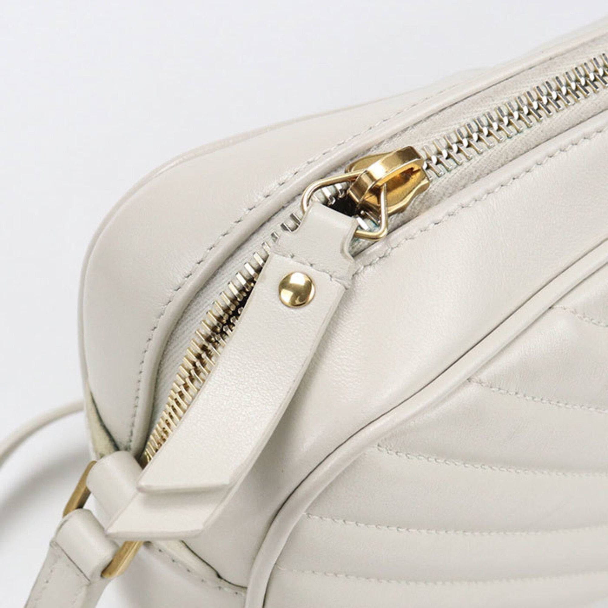 Saint Laurent Paris SAINT LAURENT (Saint Laurent) Crossbody Shoulder Bag 574494 Camera Bag, Women's, White Size ONE SIZE - 6 Thumbnail