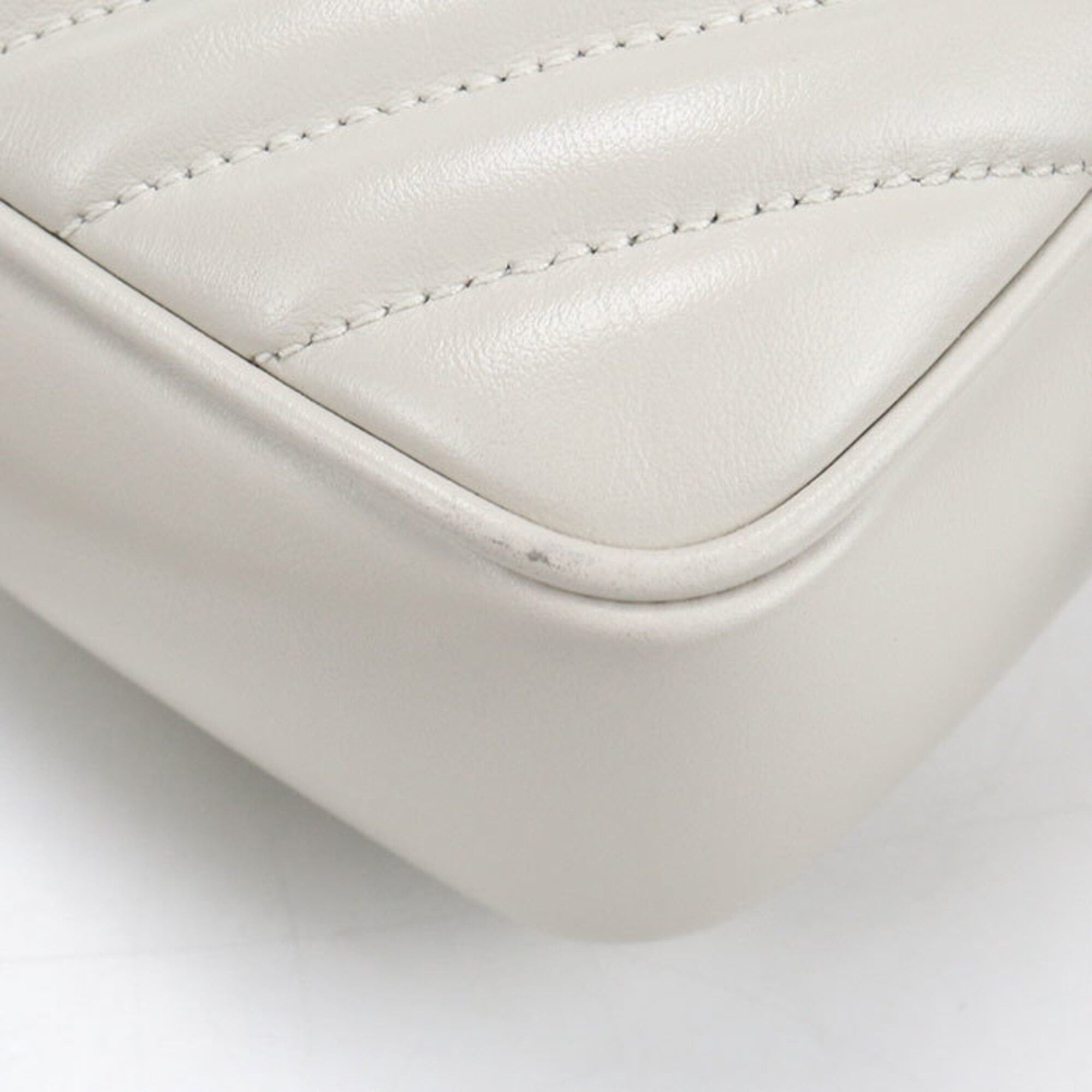 Saint Laurent Paris SAINT LAURENT (Saint Laurent) Crossbody Shoulder Bag 574494 Camera Bag, Women's, White Size ONE SIZE - 8 Thumbnail