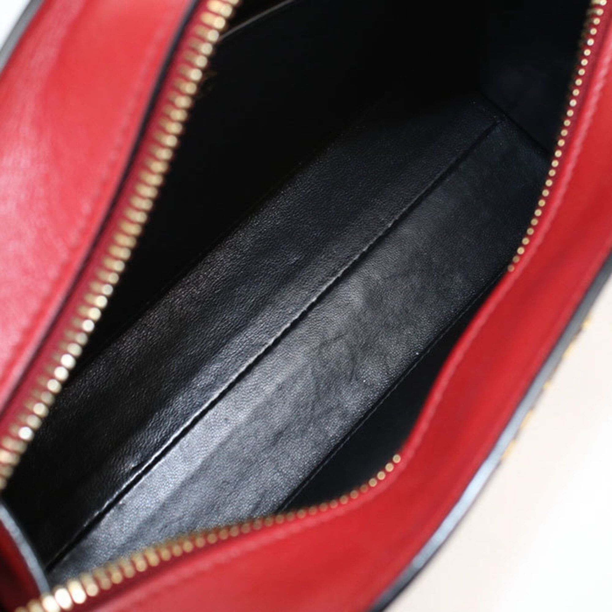Prada Prada Crossbody Shoulder Bag 1BH043 Saffiano Leather Women's Red Size ONE SIZE - 8 Thumbnail