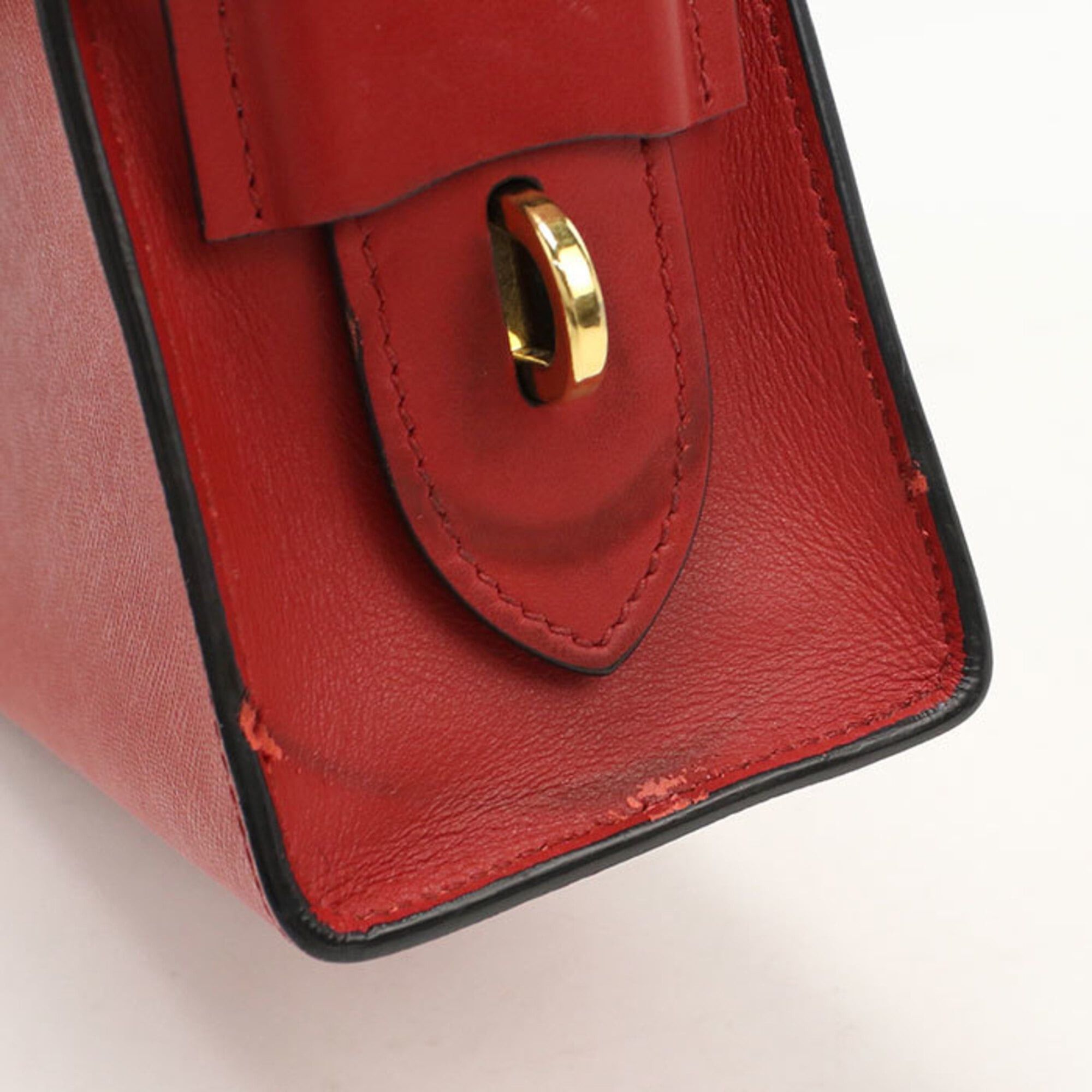 Prada Prada Crossbody Shoulder Bag 1BH043 Saffiano Leather Women's Red Size ONE SIZE - 5 Thumbnail