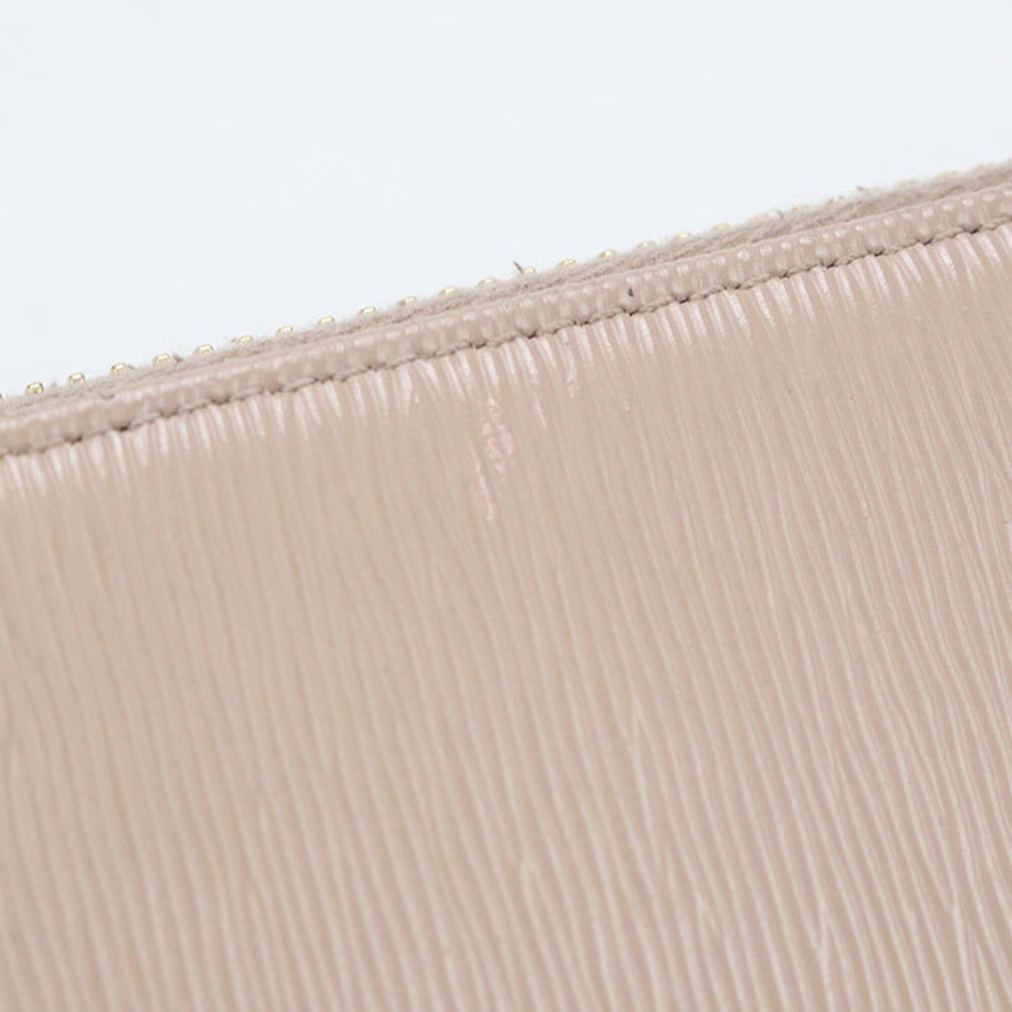 Prada PRADA women's long wallet with round zipper closure, beige. Size ONE SIZE - 10 Thumbnail