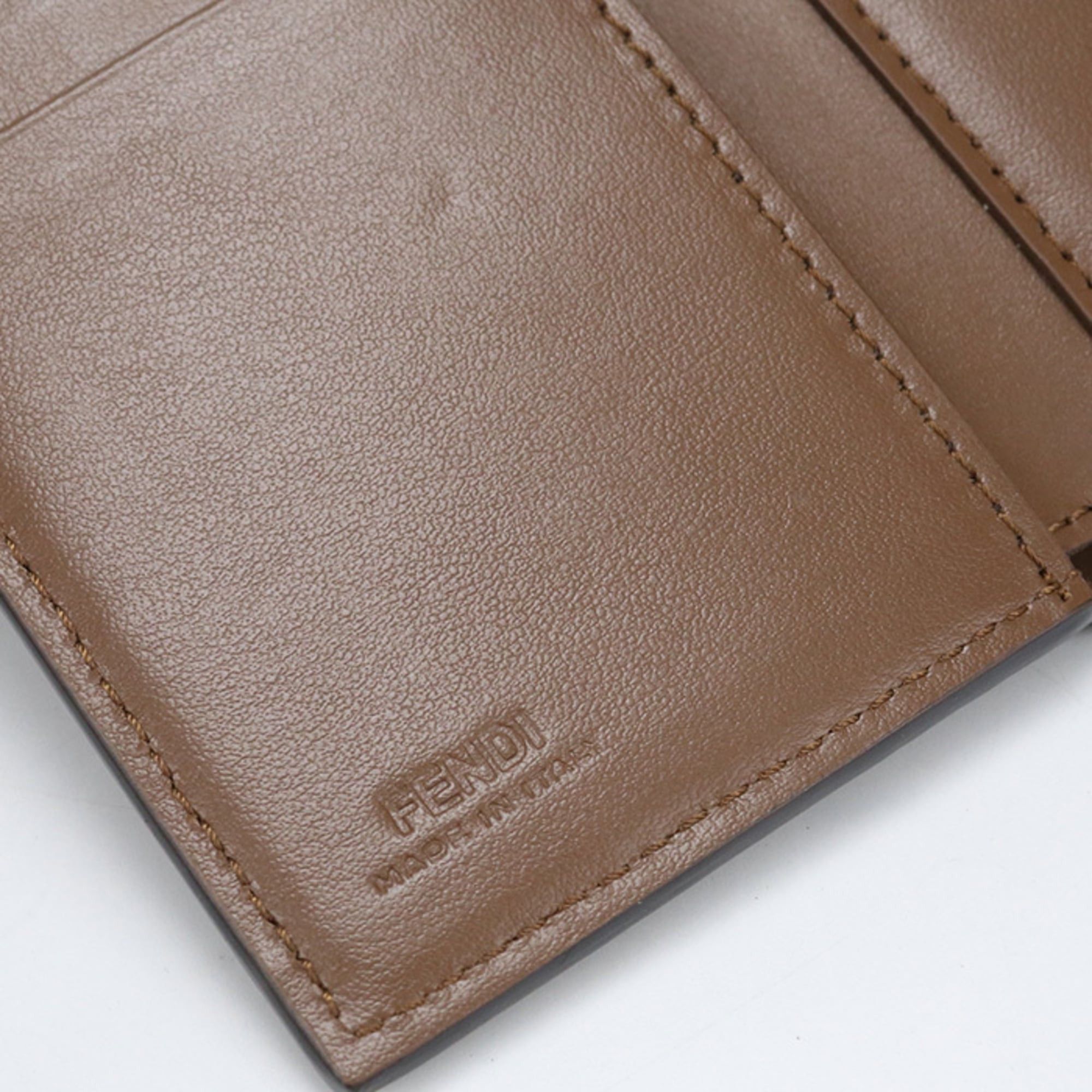 Fendi FENDI Tri-fold Wallet 8M0480 FF Diamond Women's Brown Size ONE SIZE - 5 Thumbnail