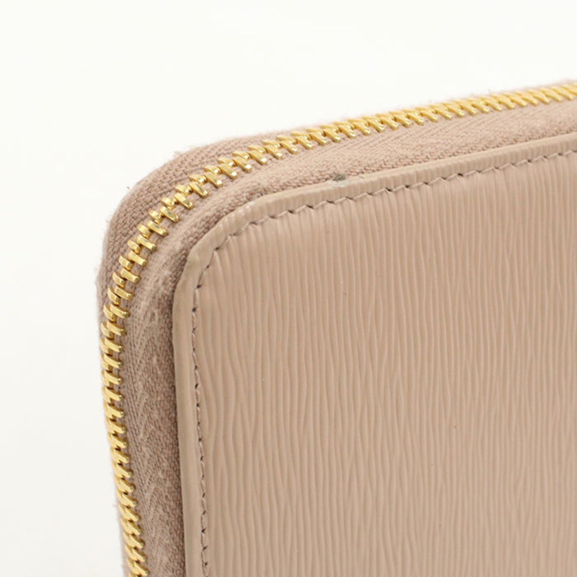 Prada Prada Long Wallet, Round Zipper, 1ML506, Women's, Beige Size ONE SIZE - 6 Thumbnail