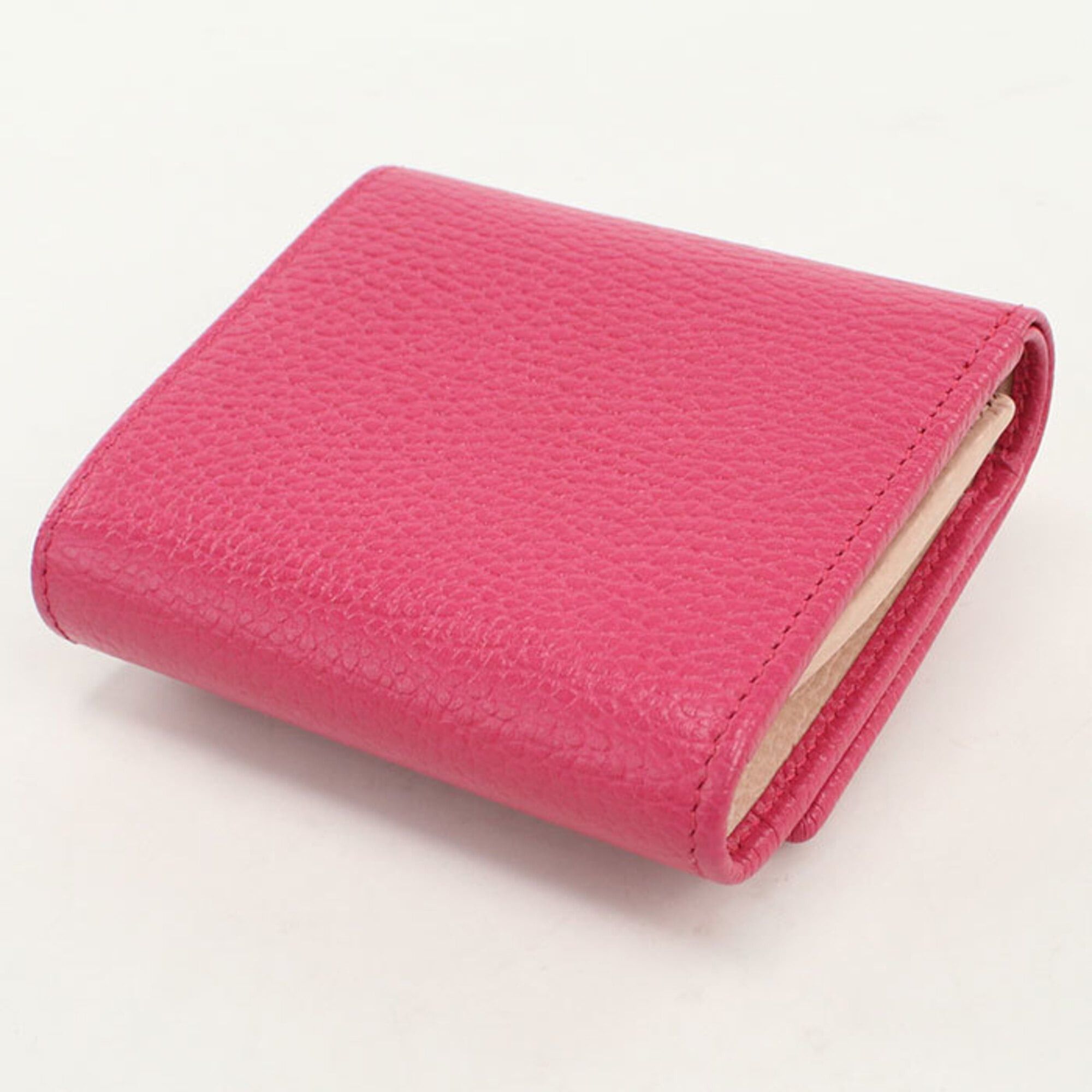 Gucci GUCCI Bi-fold Wallet 598587 Medium Double Knot Women's Pink Size ONE SIZE - 2 Thumbnail