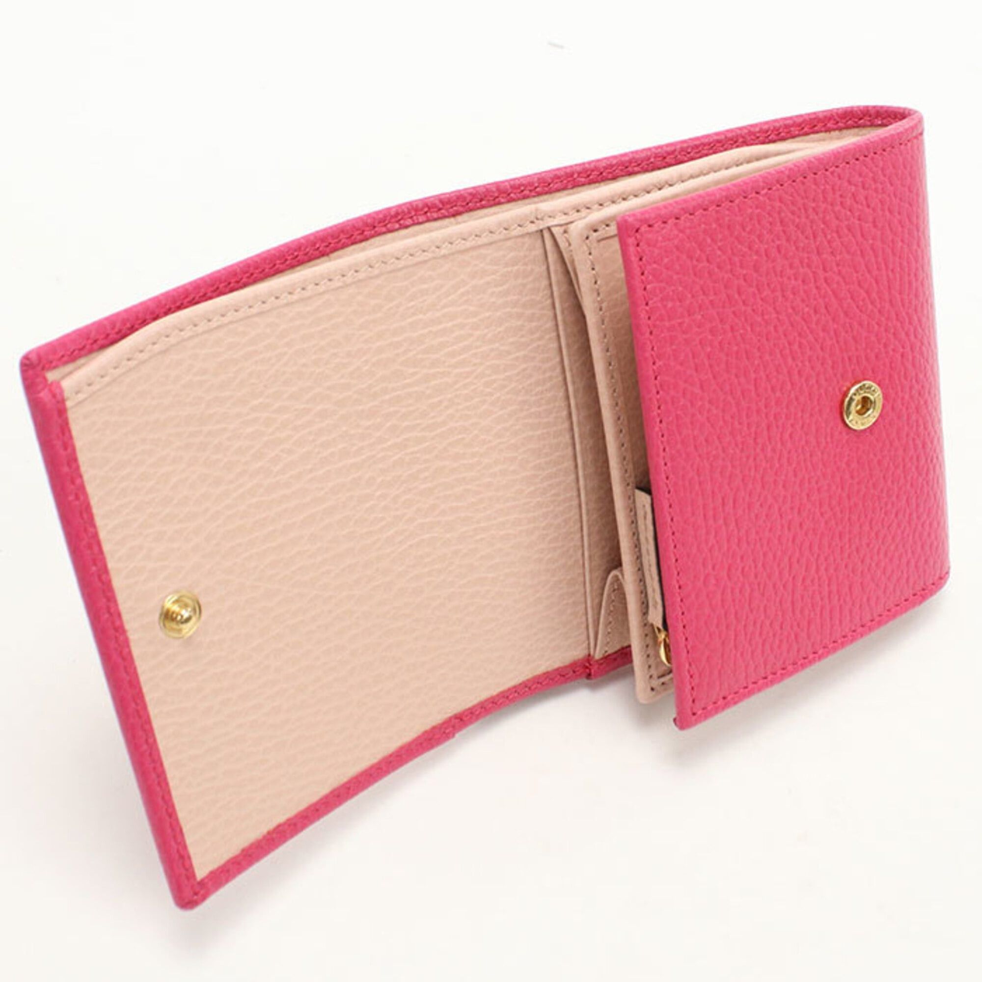 Gucci GUCCI Bi-fold Wallet 598587 Medium Double Knot Women's Pink Size ONE SIZE - 3 Thumbnail