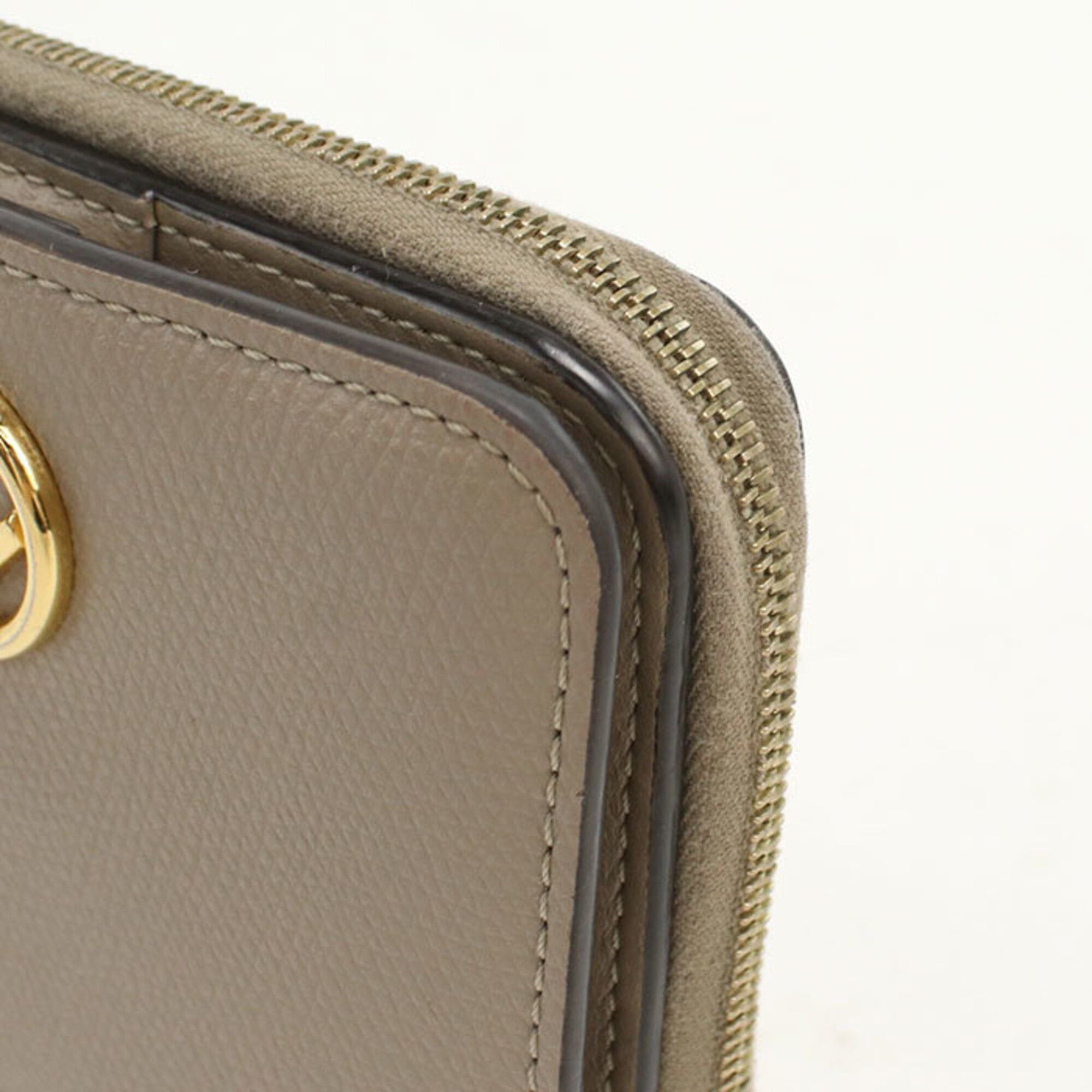 Fendi FENDI Bi-fold Wallet 8M0407 F is Fendi Women's Beige Size ONE SIZE - 7 Thumbnail