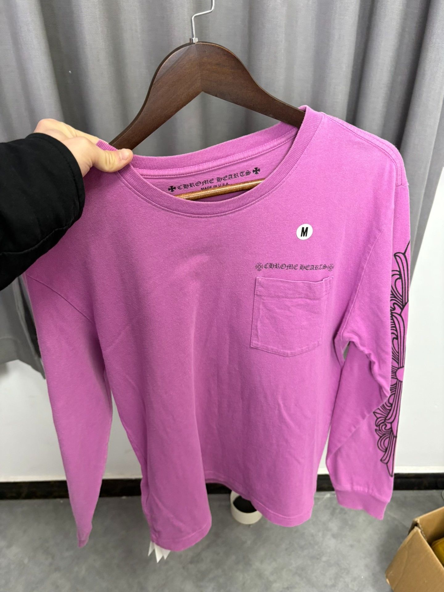 Chrome Hearts Chrome Hearts Spider Web Graphic Long Sleeve Size M Size US M / EU 48-50 / 2 - 9 Thumbnail