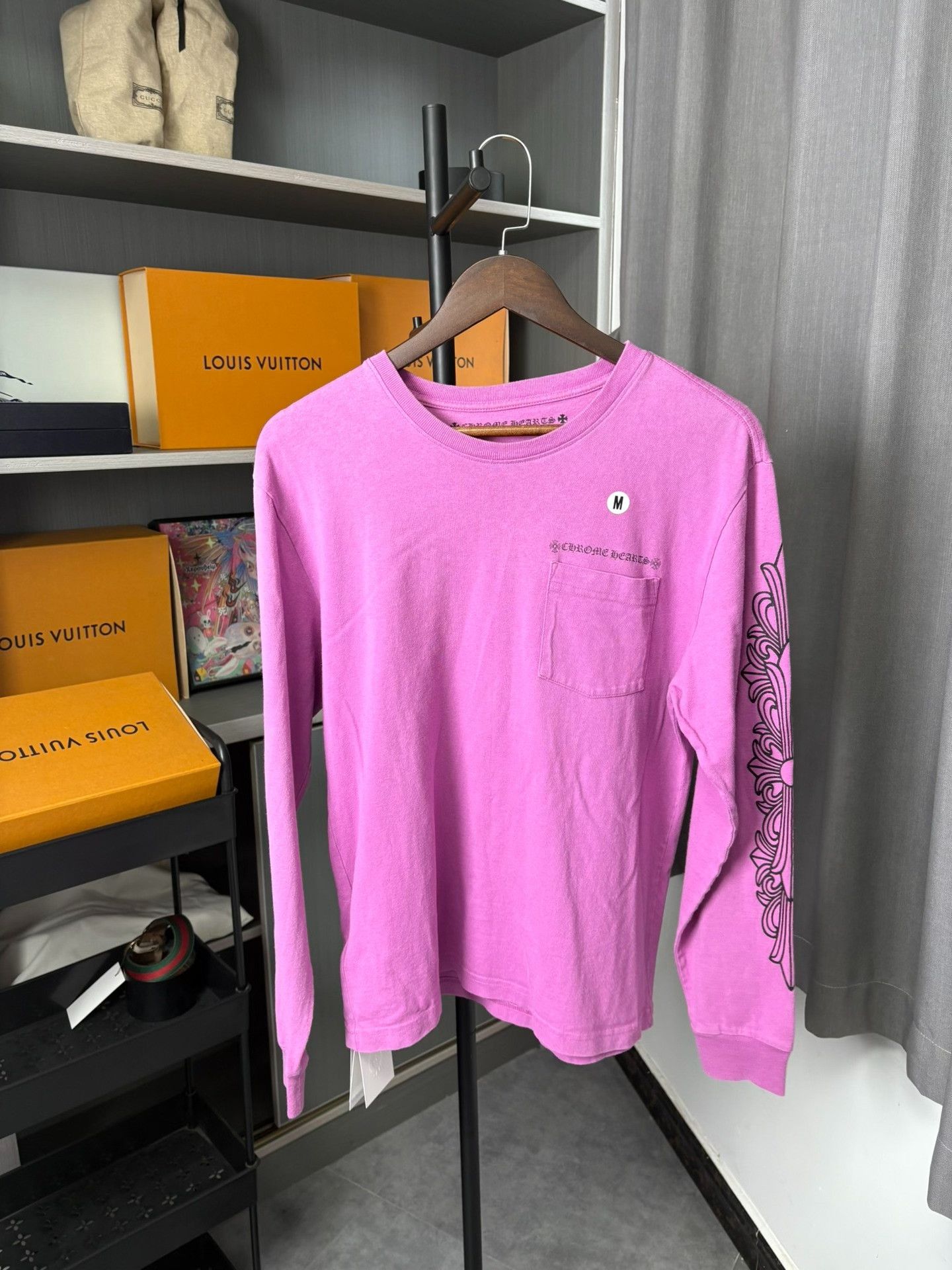 Chrome Hearts Chrome Hearts Spider Web Graphic Long Sleeve Size M Size US M / EU 48-50 / 2 - 2 Thumbnail