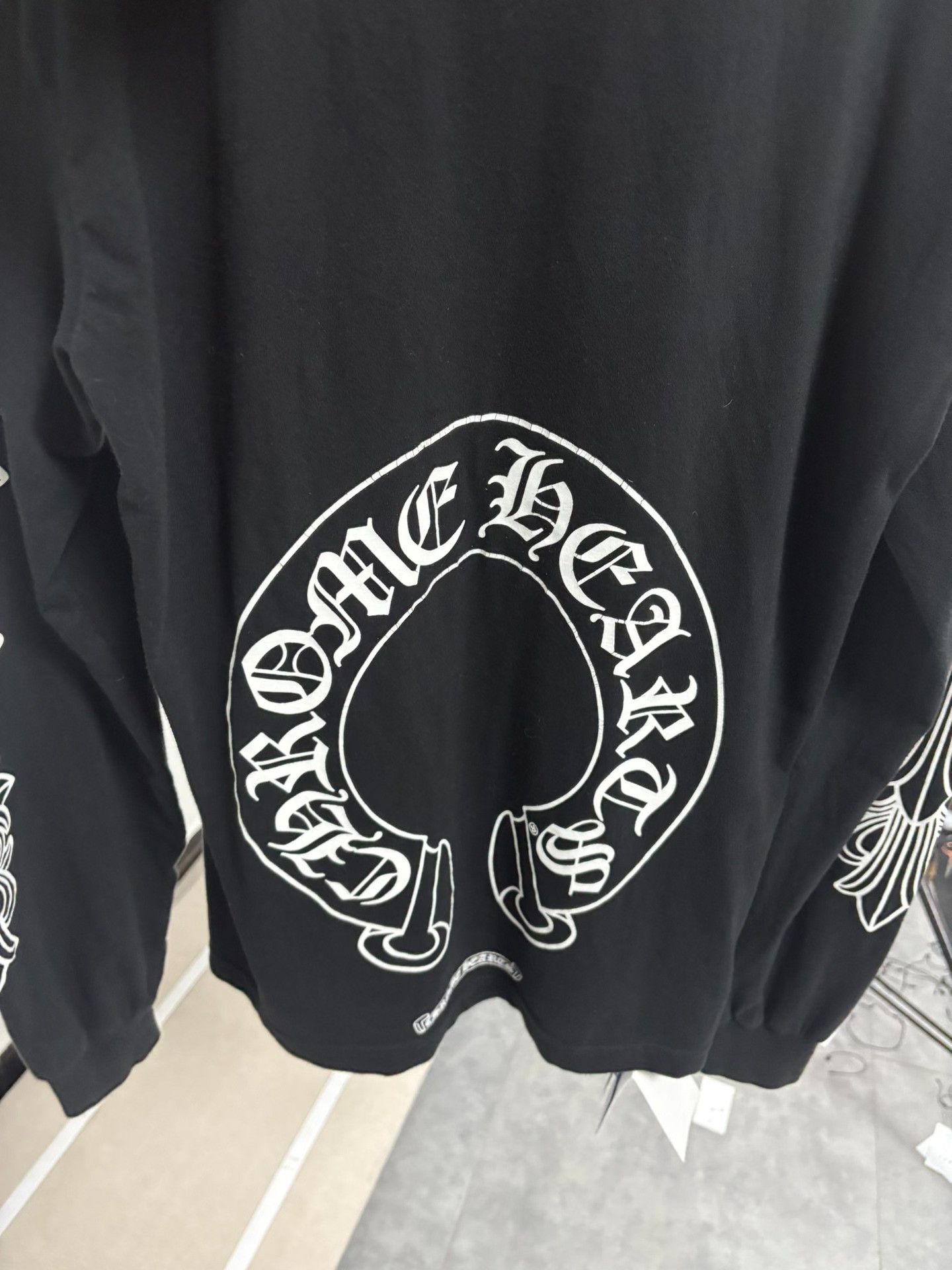 Chrome Hearts Chrome Hearts Horseshoe Logo Long Sleeve T-Shirt M Size US M / EU 48-50 / 2 - 8 Thumbnail
