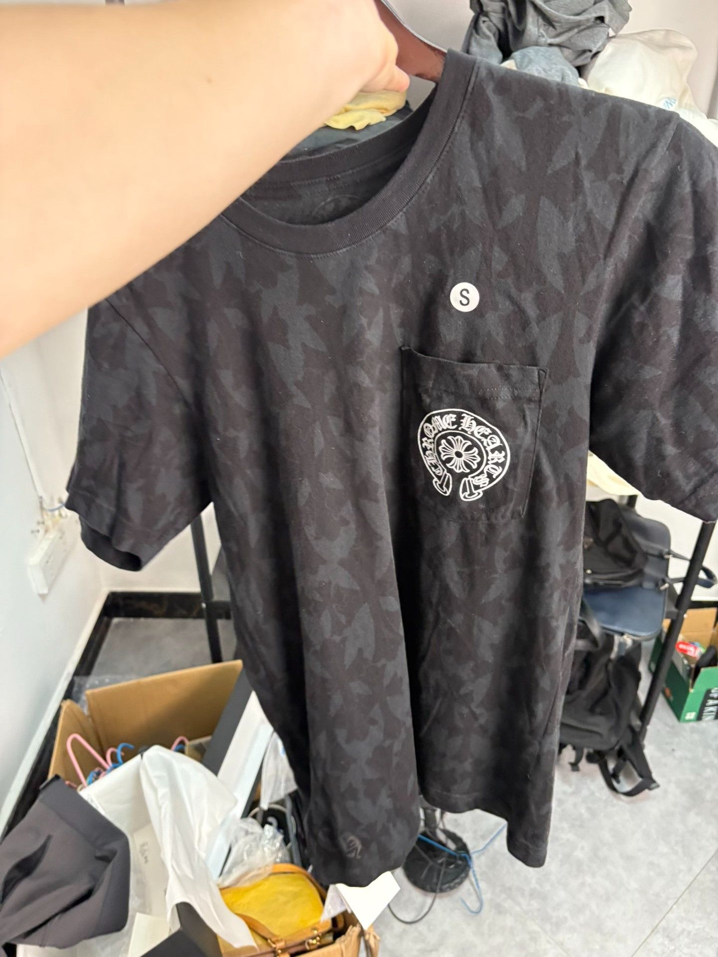 Chrome Hearts Chrome Hearts Cross Print Pocket T-Shirt Size S Size US S / EU 44-46 / 1 - 8 Thumbnail