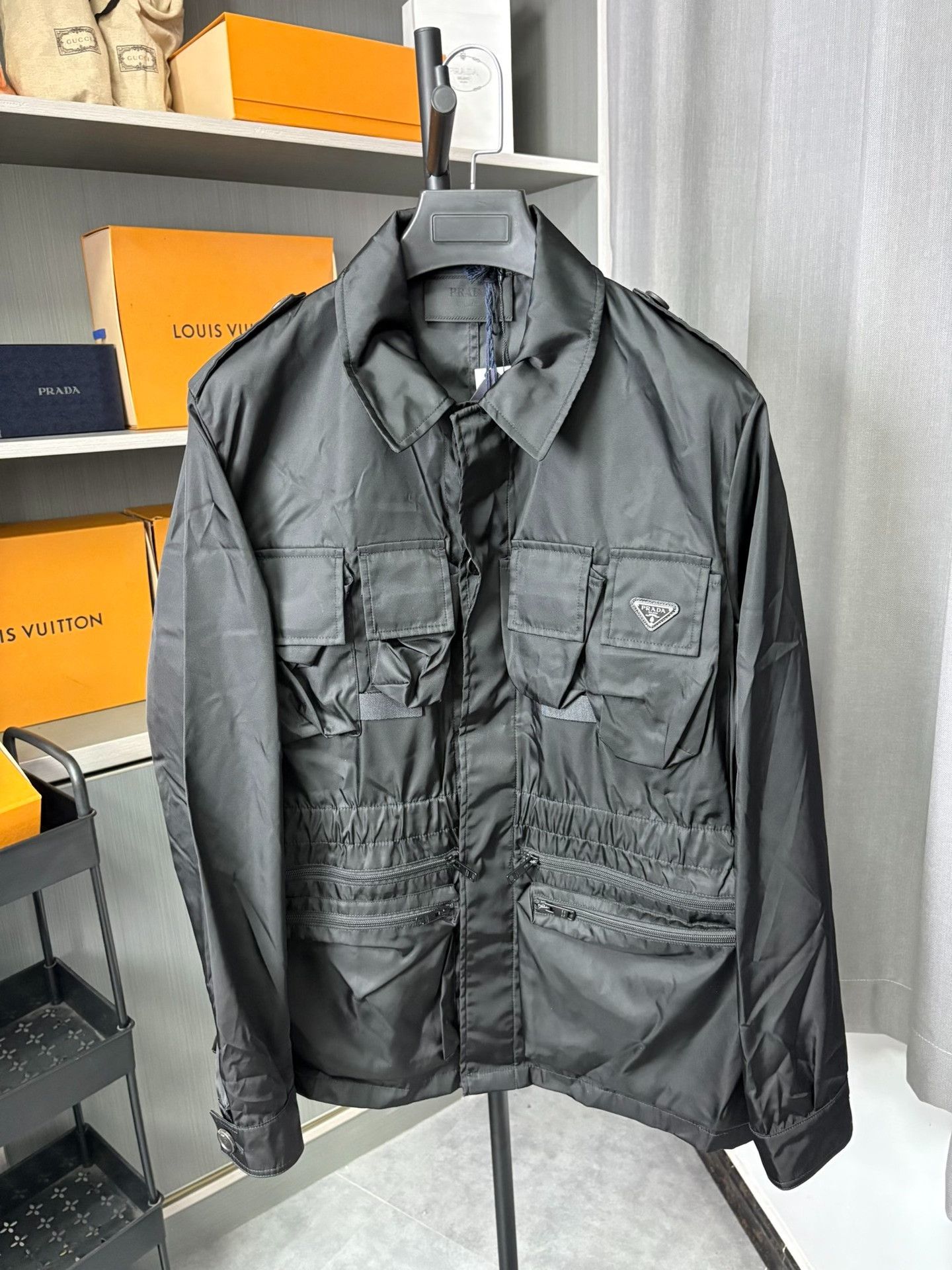 Prada Prada Re-Nylon Multi-Pocket Field Jacket 48 Size US M / EU 48-50 / 2 - 2 Thumbnail