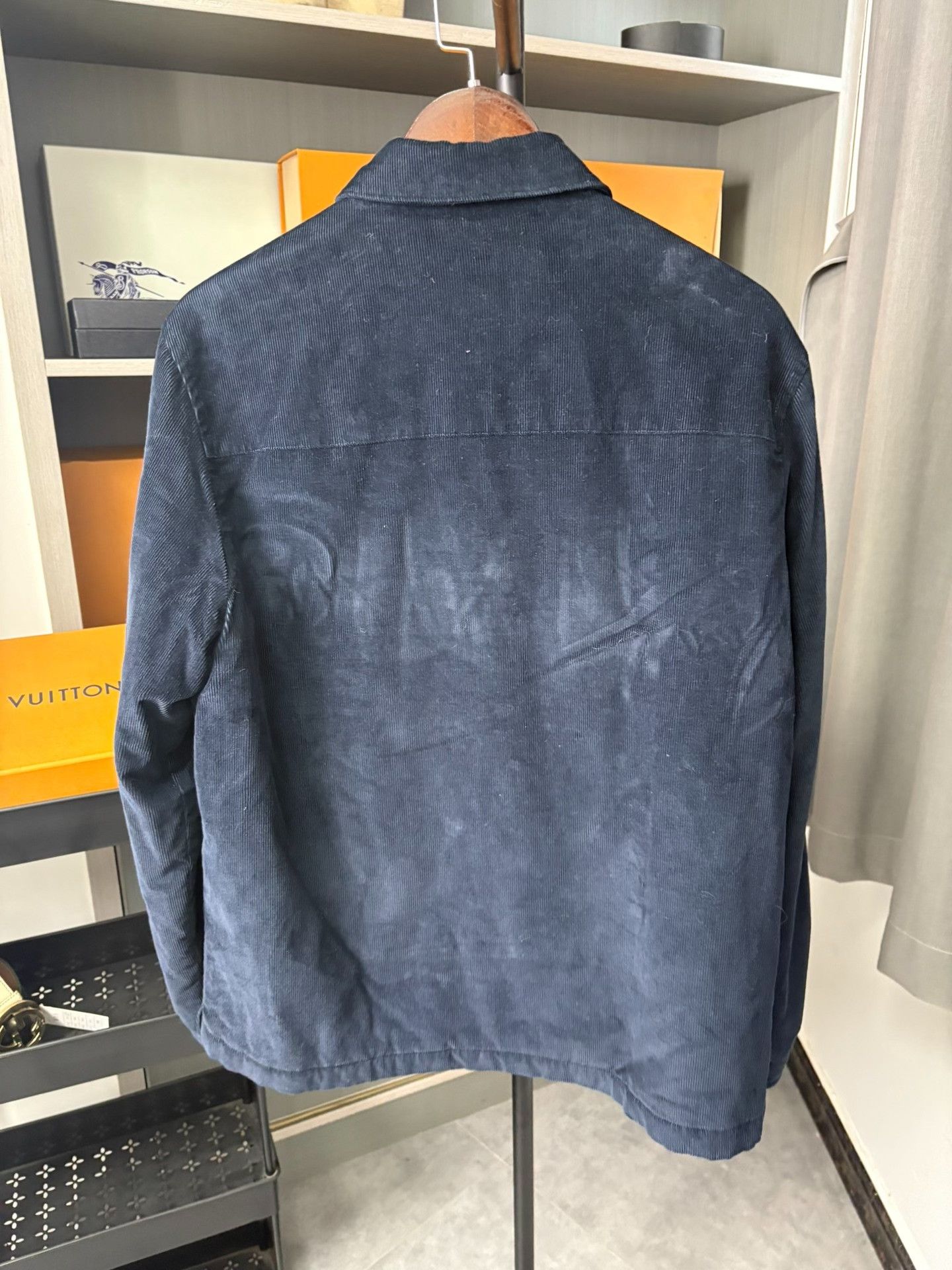 Prada Prada Blue Corduroy Jacket S Size US S / EU 44-46 / 1 - 6 Thumbnail