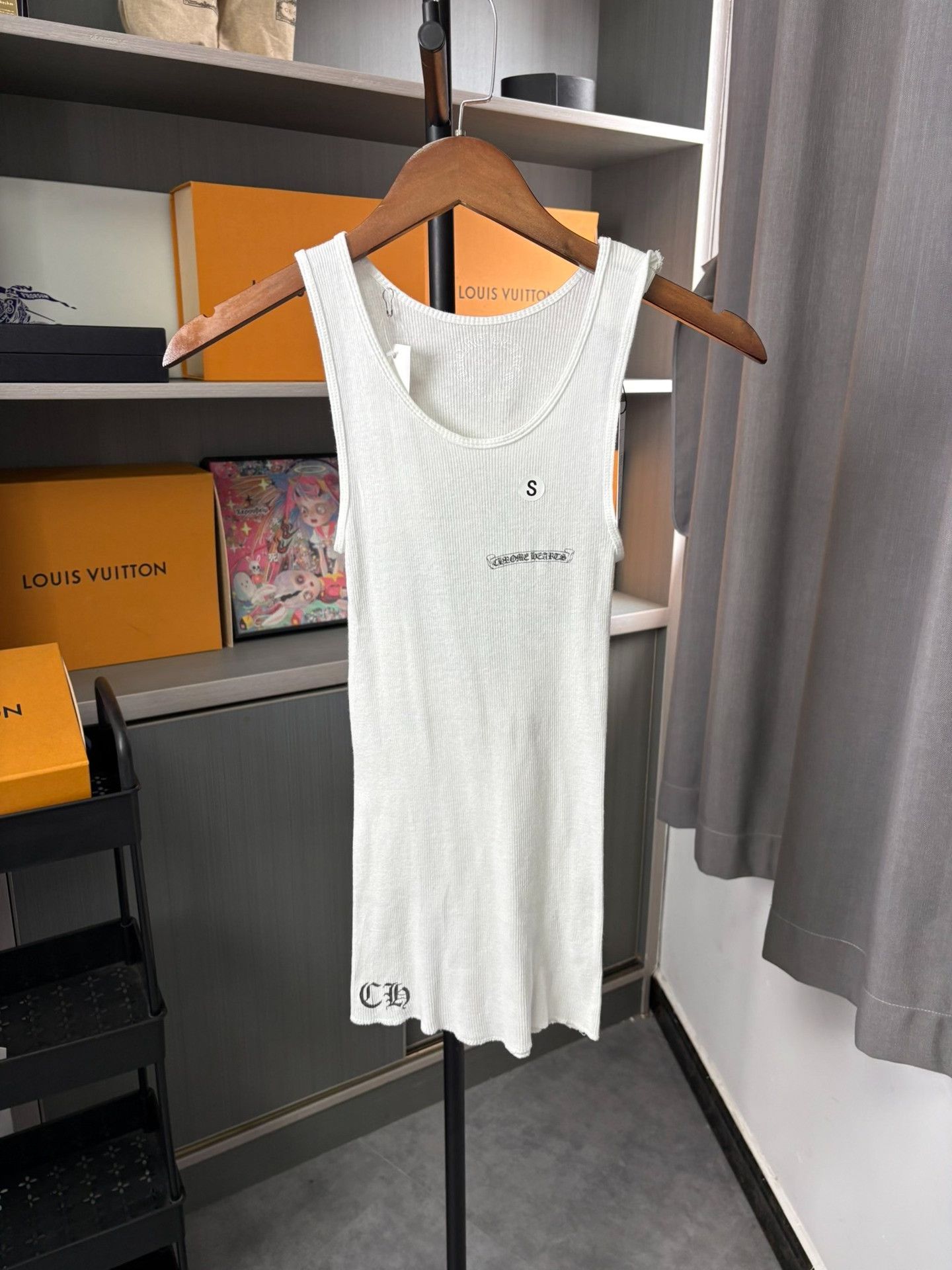 Chrome Hearts Chrome Hearts Cross Scroll Ribbed Tank Top S Size US S / EU 44-46 / 1 - 2 Thumbnail