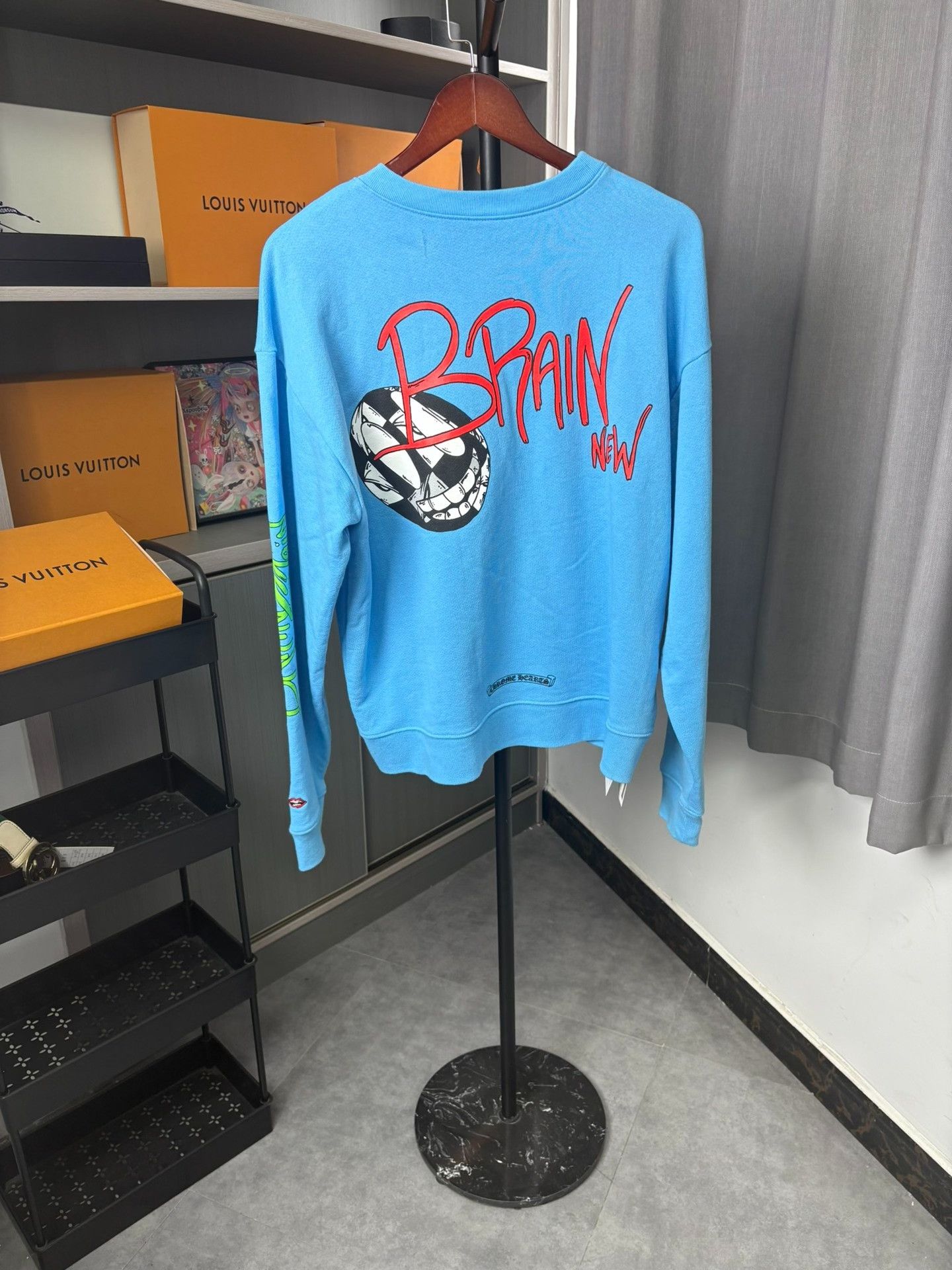 Chrome Hearts Chrome Hearts x Matty Boy Blue Sweatshirt M Size US M / EU 48-50 / 2 - 5 Thumbnail