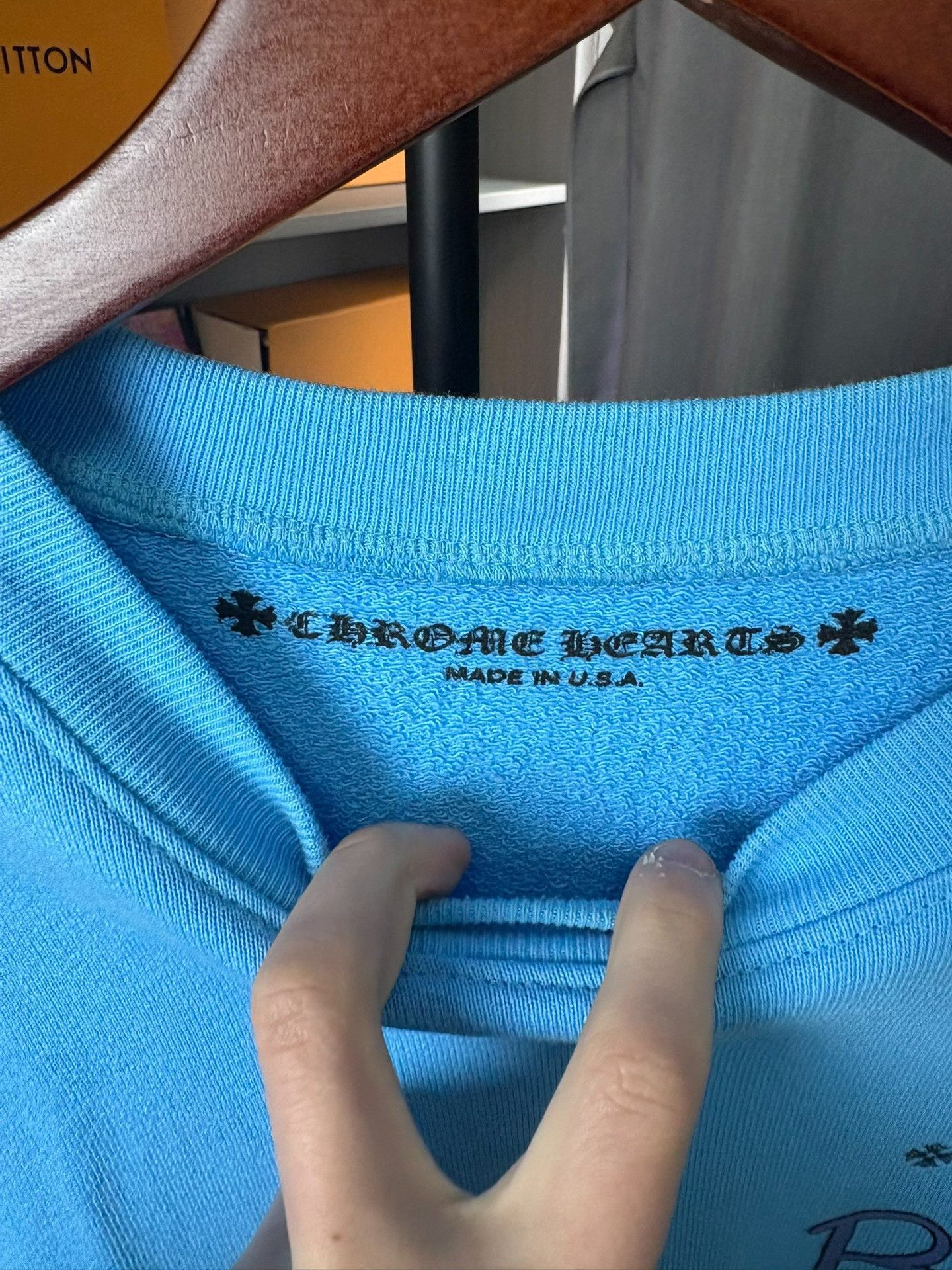 Chrome Hearts Chrome Hearts x Matty Boy Blue Sweatshirt M Size US M / EU 48-50 / 2 - 4 Thumbnail