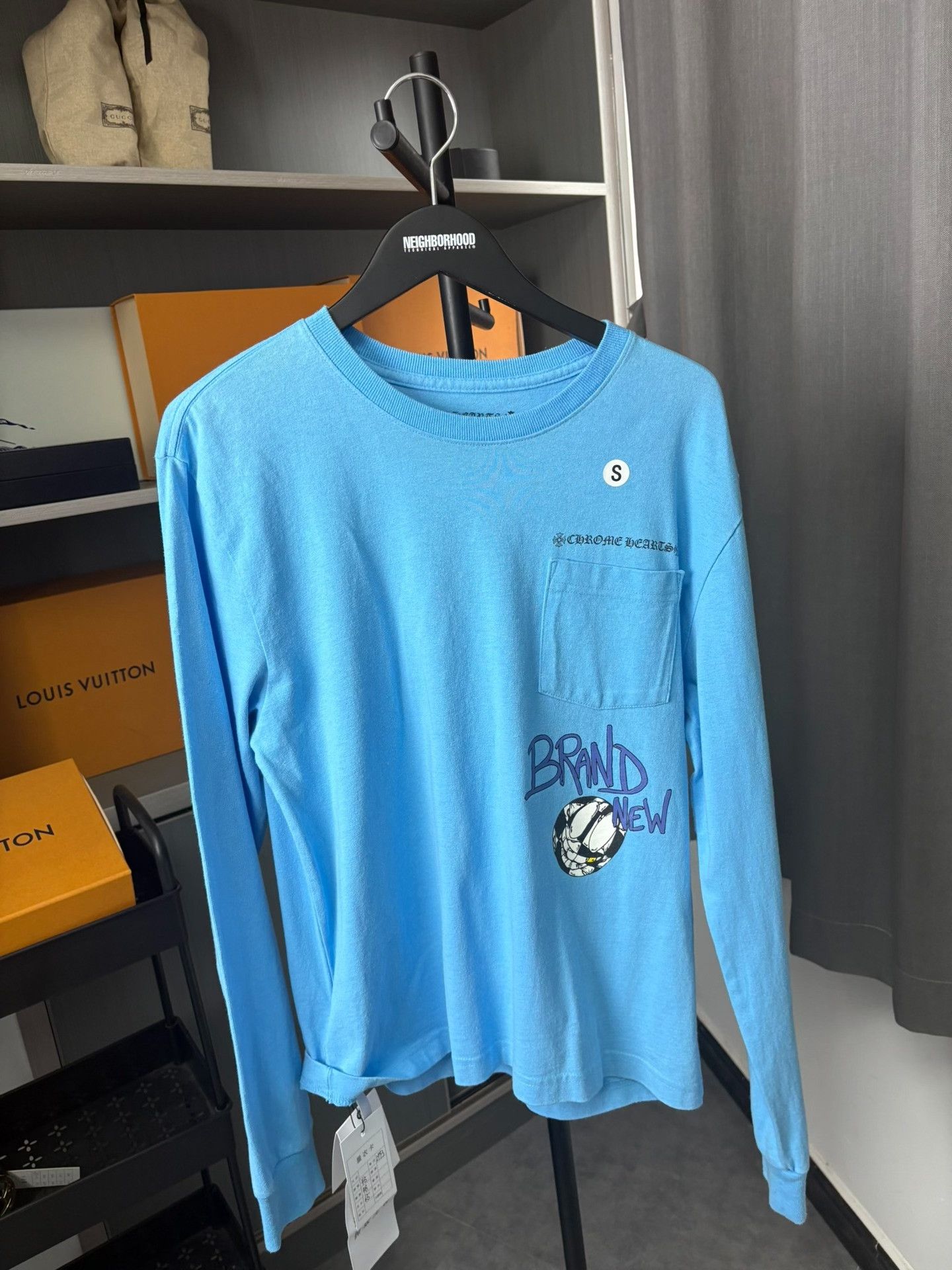 Chrome Hearts Chrome Hearts x Matty Boy Brain New Long Sleeve T-Shirt S Size US S / EU 44-46 / 1 - 2 Thumbnail
