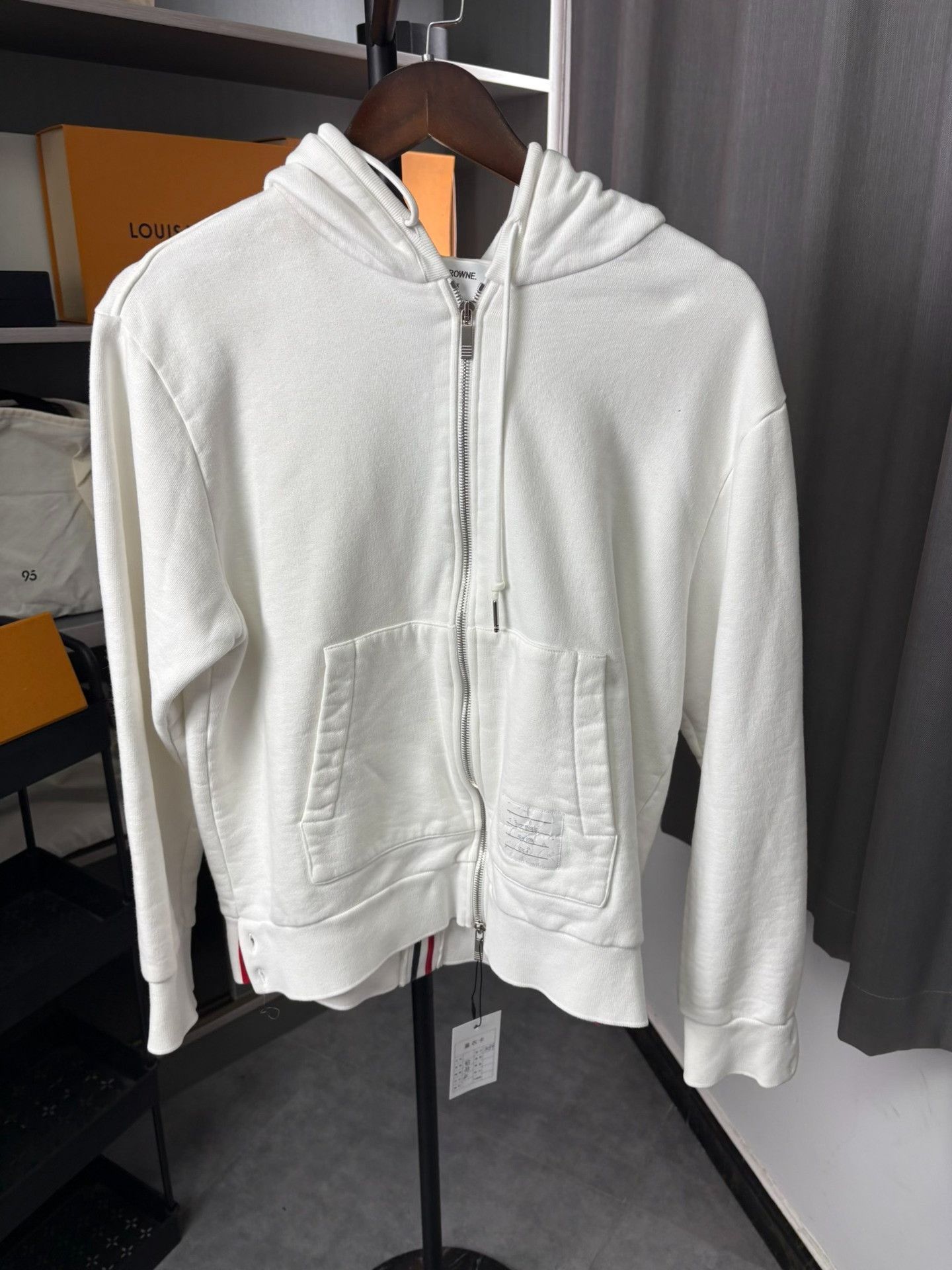Thom Browne Thom Browne Tricolor Stripe Zip Hoodie 2 Size US M / EU 48-50 / 2 - 2 Thumbnail