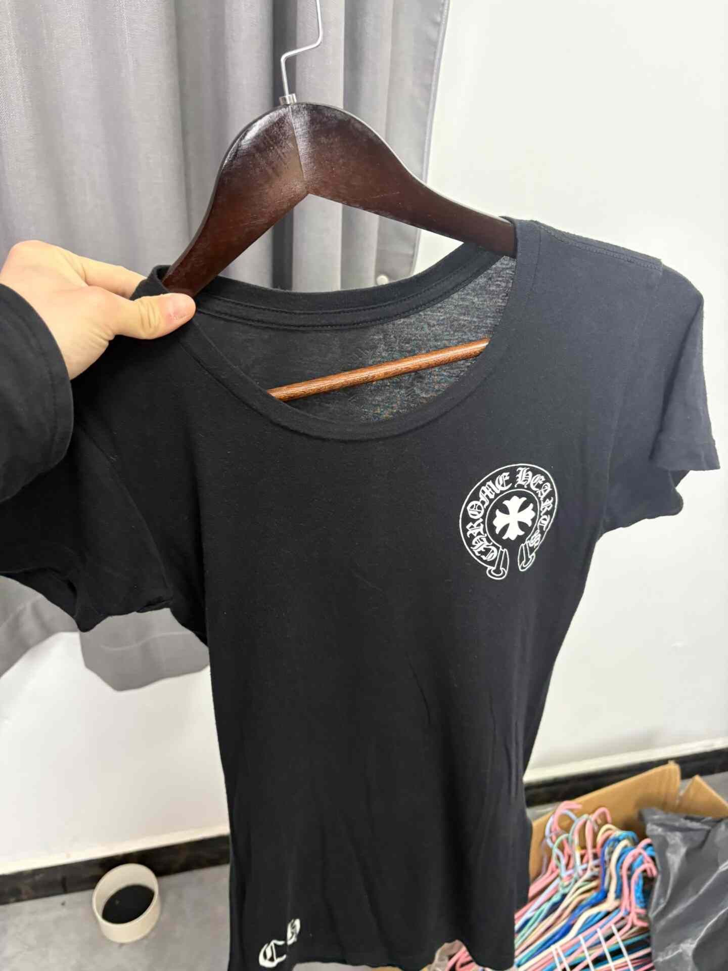 Chrome Hearts Chrome Hearts Horseshoe Script Logo T-Shirt XS Size XS / US 0-2 / IT 36-38 - 8 Thumbnail