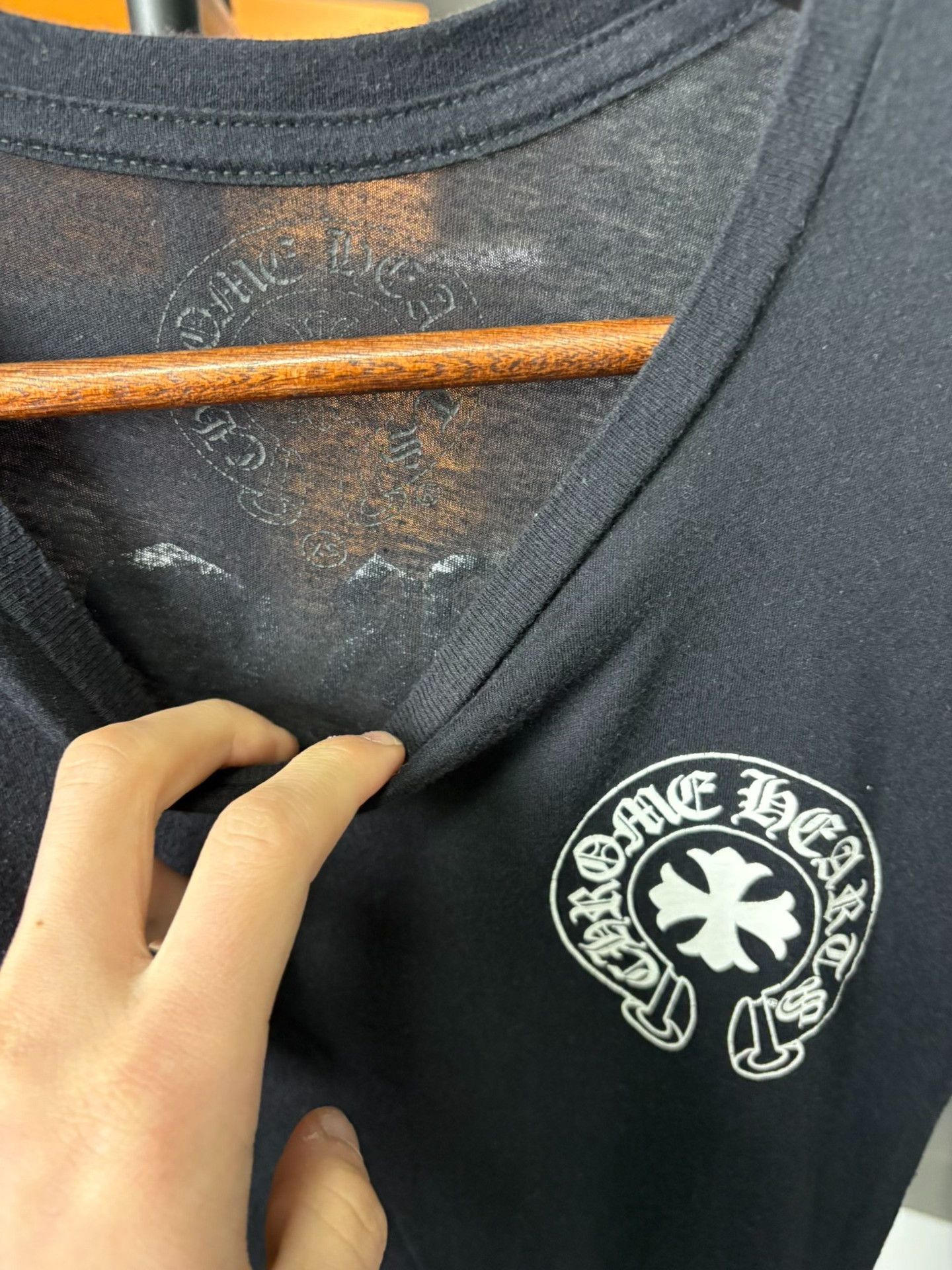 Chrome Hearts Chrome Hearts Horseshoe Script Logo T-Shirt XS Size XS / US 0-2 / IT 36-38 - 3 Thumbnail