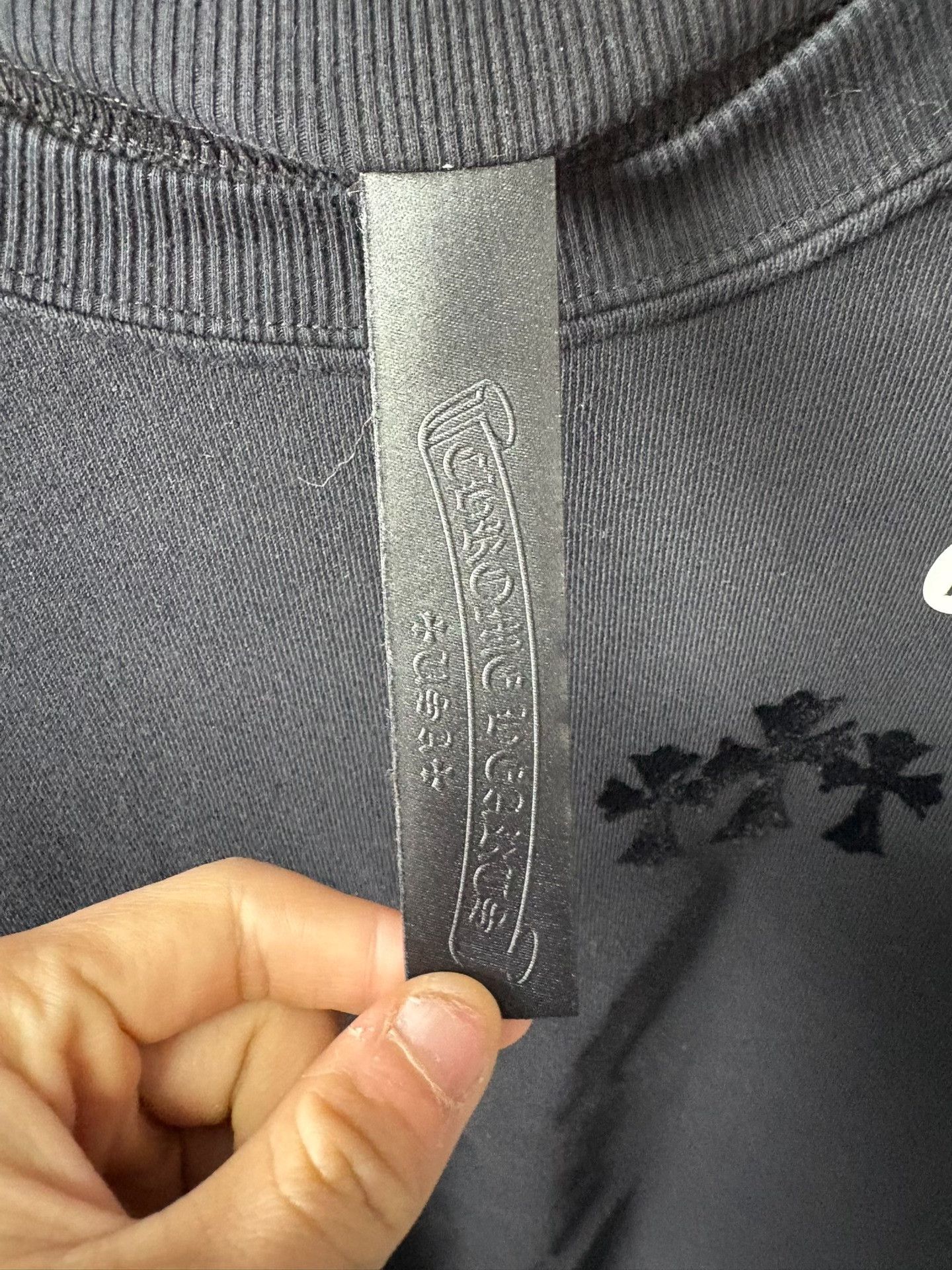 Chrome Hearts Chrome Hearts Flocked Cross Sweatshirt Size M Size US M / EU 48-50 / 2 - 3 Thumbnail