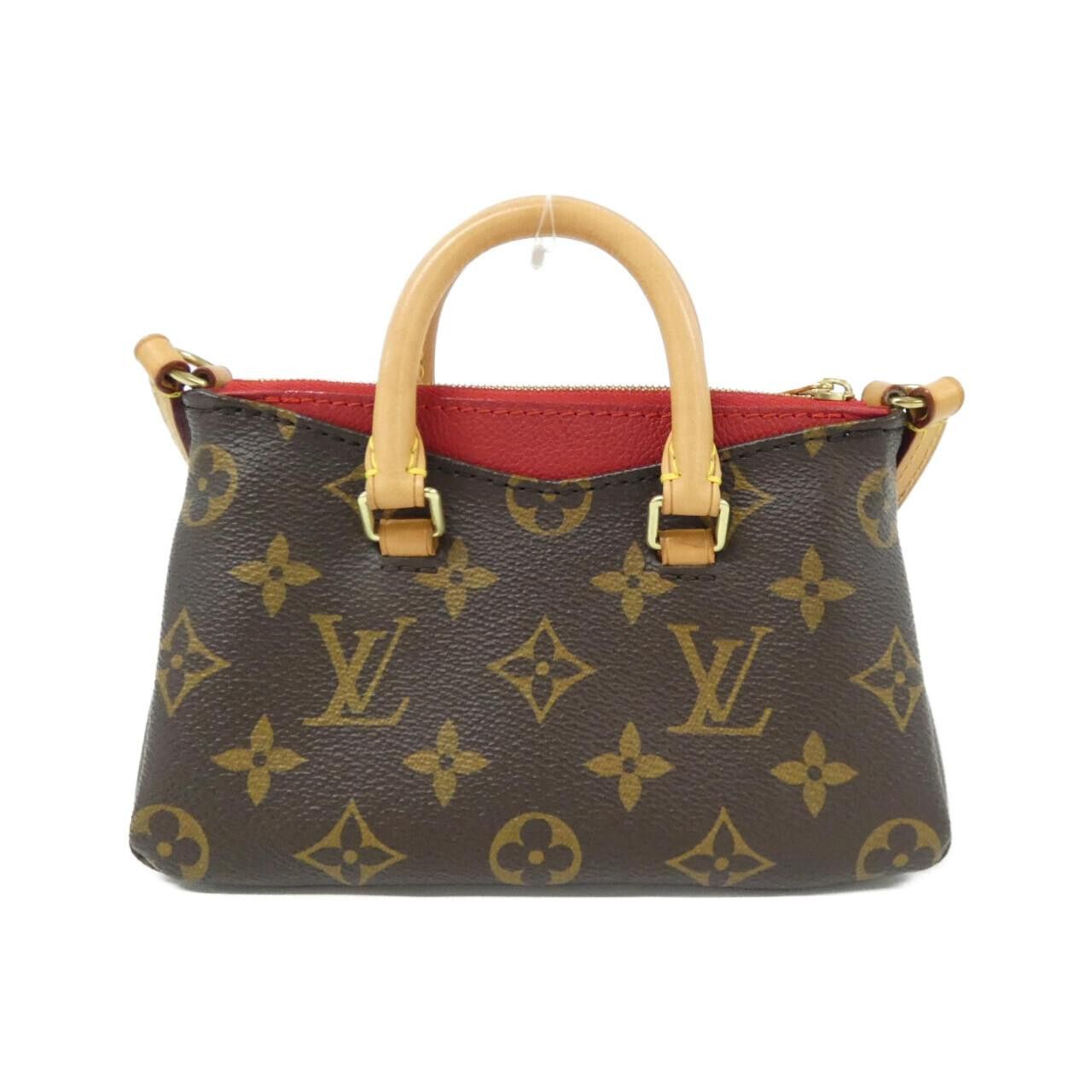 Louis Vuitton Louis Vuitton Louis Vuitton Monogram Nano Pallas Coated Canvas Shoulder Bag Textile Crossbody Bag M61254 DUTY FREE for USA Size ONE SIZE - 2 Thumbnail