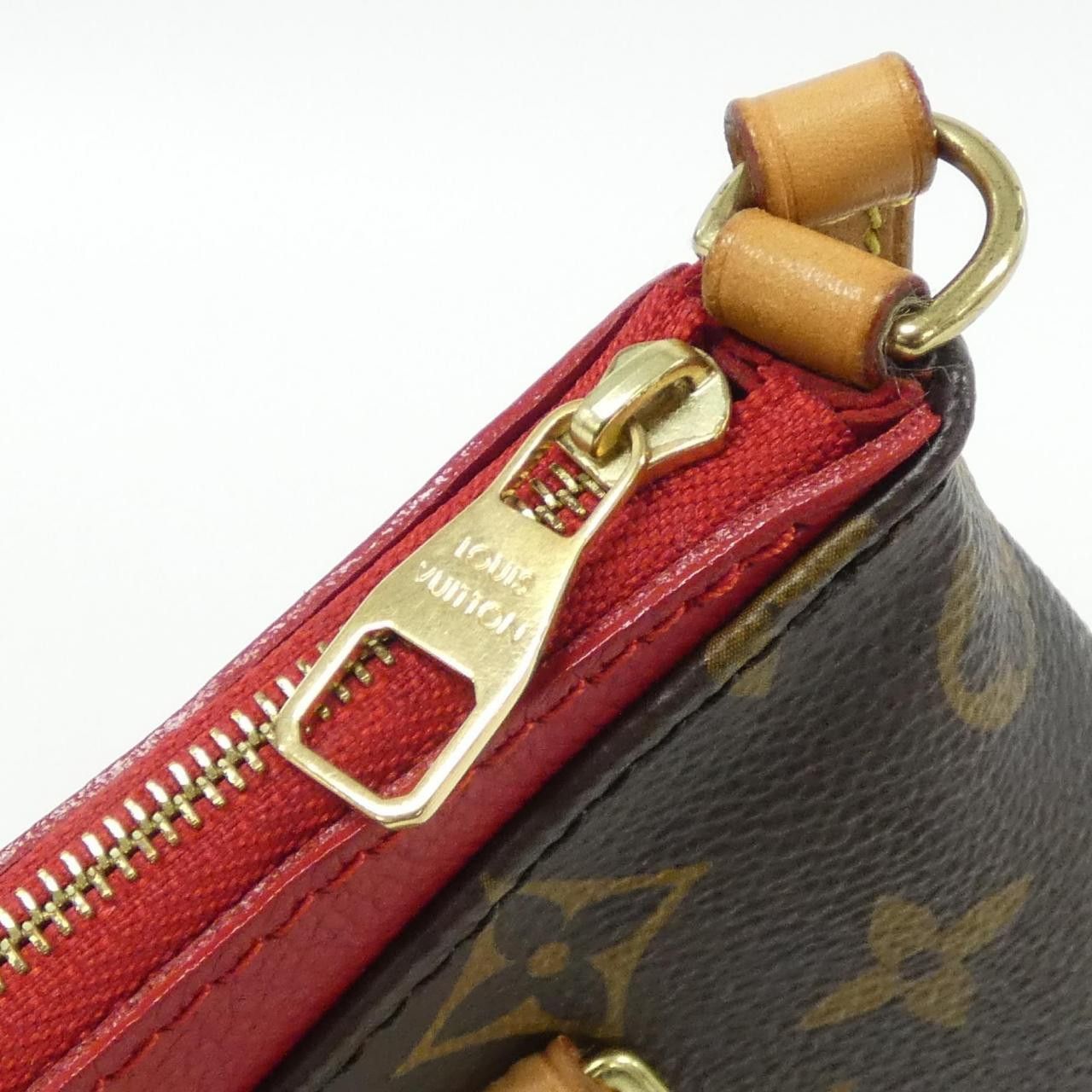 Louis Vuitton Louis Vuitton Louis Vuitton Monogram Nano Pallas Coated Canvas Shoulder Bag Textile Crossbody Bag M61254 DUTY FREE for USA Size ONE SIZE - 4 Thumbnail