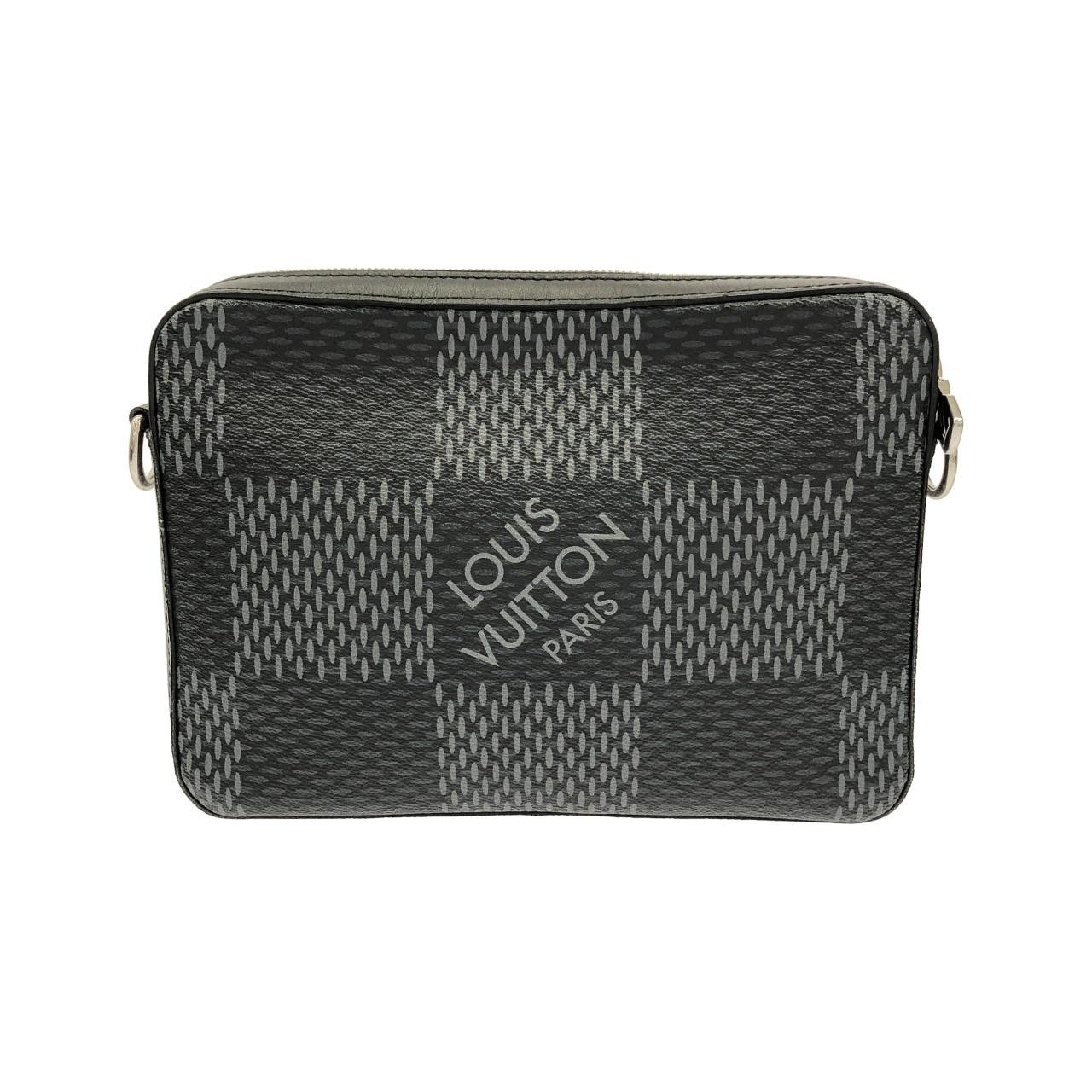 Louis Vuitton Louis Vuitton Louis Vuitton Damier Graphite 3D Trio Messenger Shoulder Bag Textile Shoulder Bag N50017 DUTY FREE for USA Size ONE SIZE - 2 Thumbnail