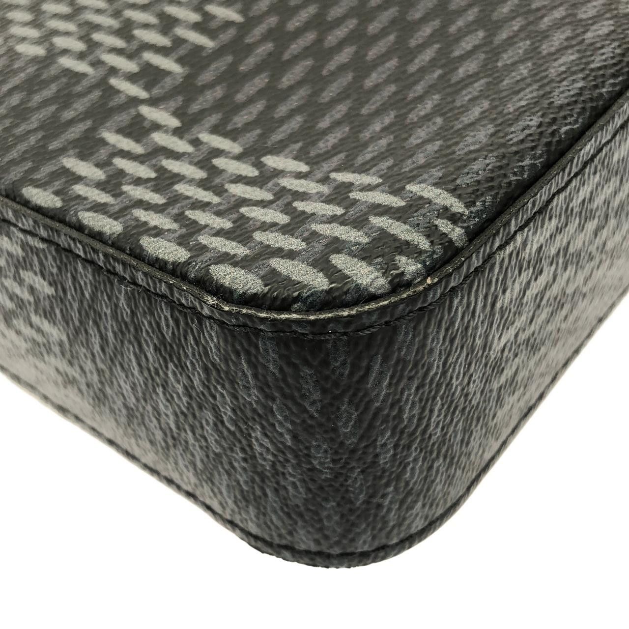 Louis Vuitton Louis Vuitton Louis Vuitton Damier Graphite 3D Trio Messenger Shoulder Bag Textile Shoulder Bag N50017 DUTY FREE for USA Size ONE SIZE - 3 Thumbnail