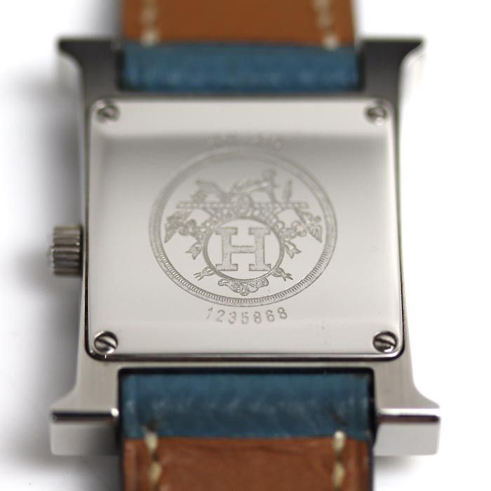 Hermes Hermes Hermes H Watch Quartz Metal Quartz C DUTY FREE for USA Size ONE SIZE - 2 Thumbnail