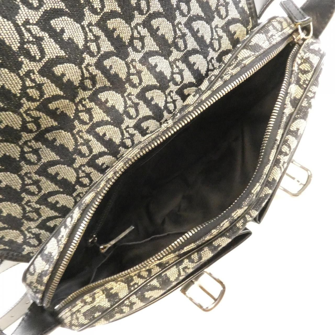 Dior Dior Christian Dior Canvas Shoulder Bag Textile Shoulder Bag DUTY FREE for USA Size ONE SIZE - 9 Thumbnail
