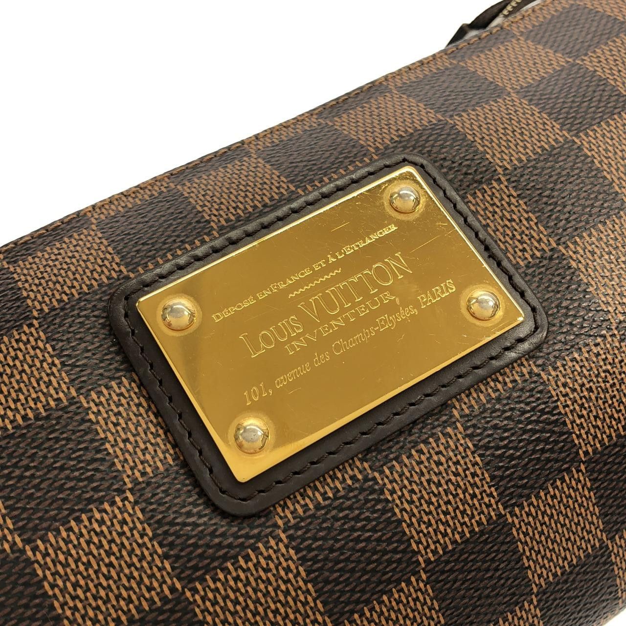 Louis Vuitton Louis Vuitton Louis Vuitton Damier Eva Canvas Shoulder Bag Textile Shoulder Bag N55213 DUTY FREE for USA Size ONE SIZE - 5 Thumbnail
