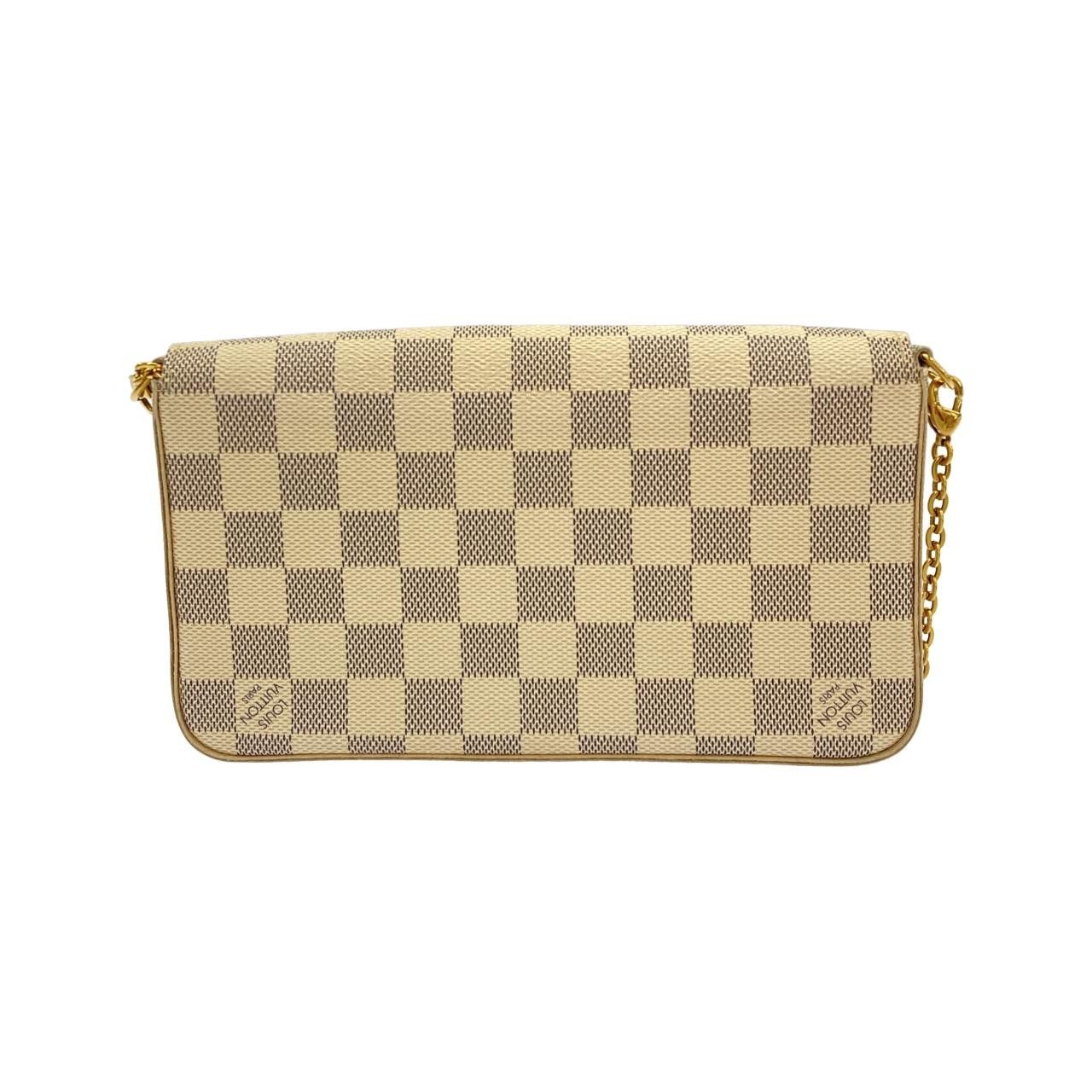 Louis Vuitton Louis Vuitton Louis Vuitton Pochette Felicie Damier Azur shoulder bag Textile Shoulder Bag N63106 DUTY FREE for USA Size ONE SIZE - 2 Thumbnail
