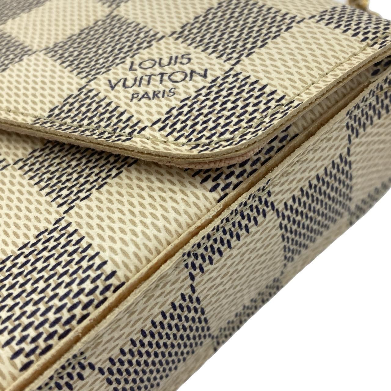 Louis Vuitton Louis Vuitton Louis Vuitton Pochette Felicie Damier Azur shoulder bag Textile Shoulder Bag N63106 DUTY FREE for USA Size ONE SIZE - 5 Thumbnail